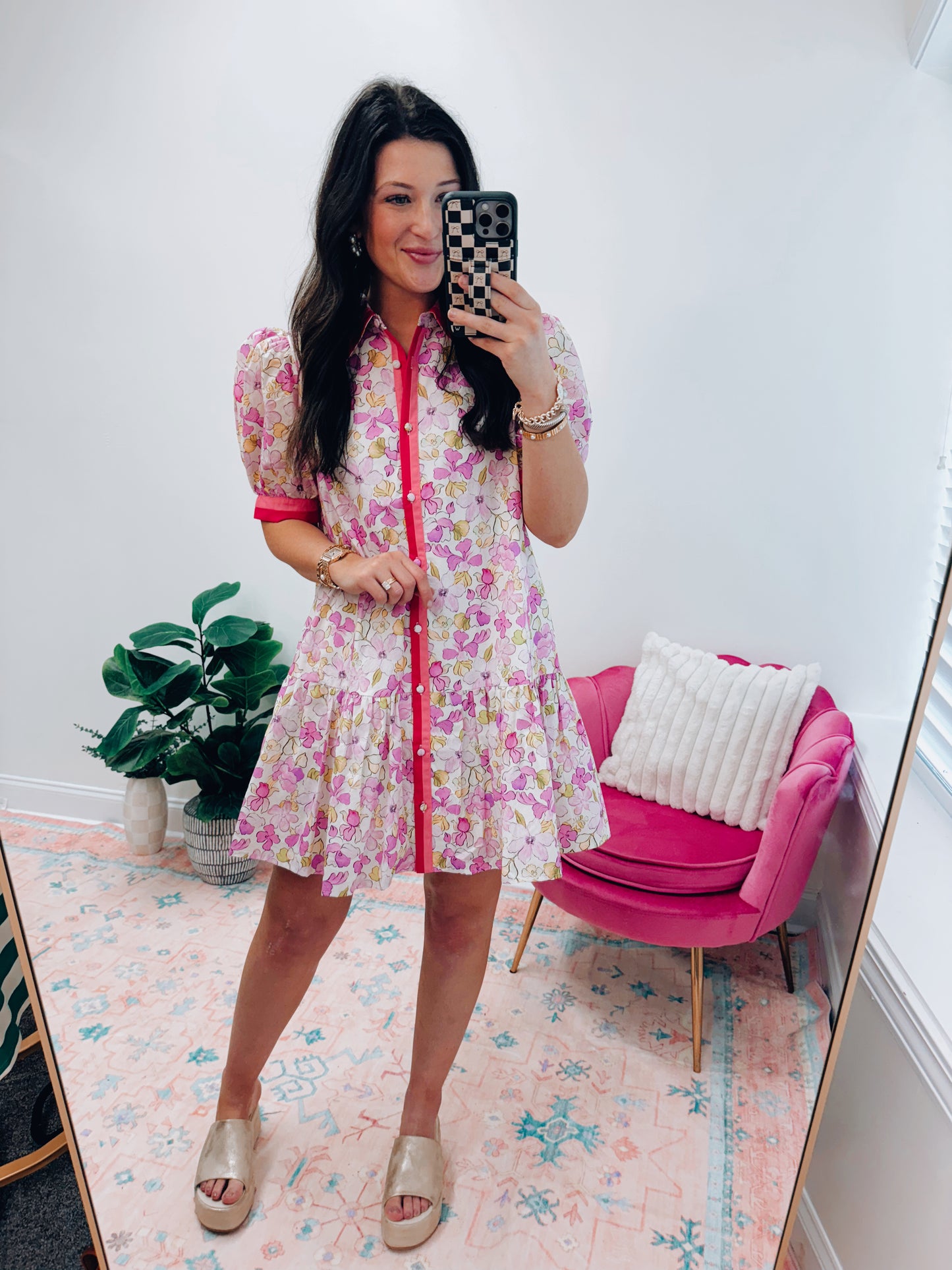 Blooming Lavender Mini Dress
