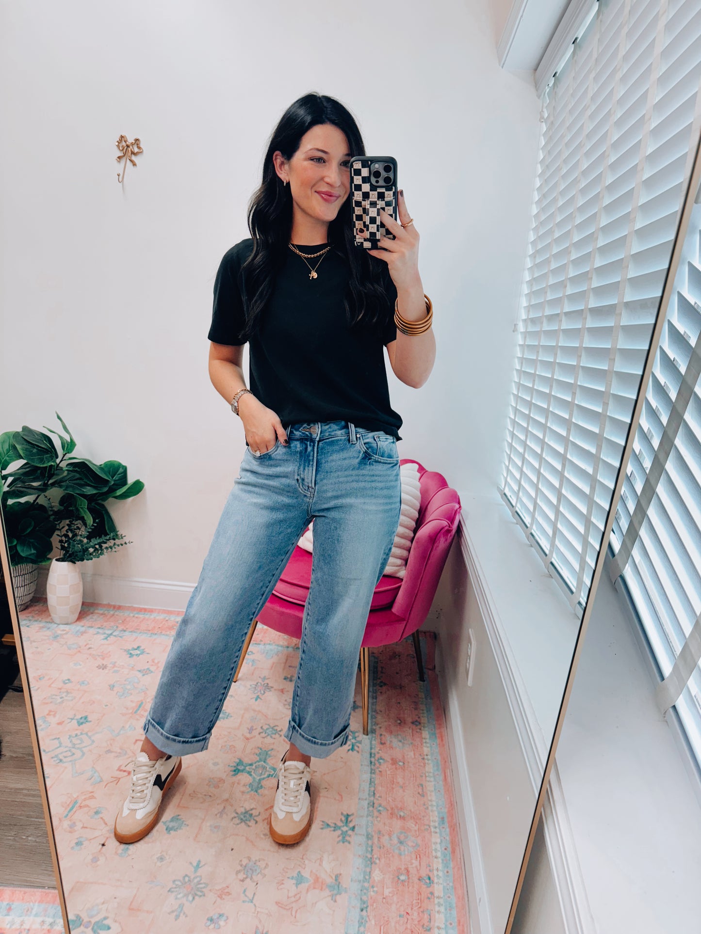 Classic Boxy Fit Tee - Black