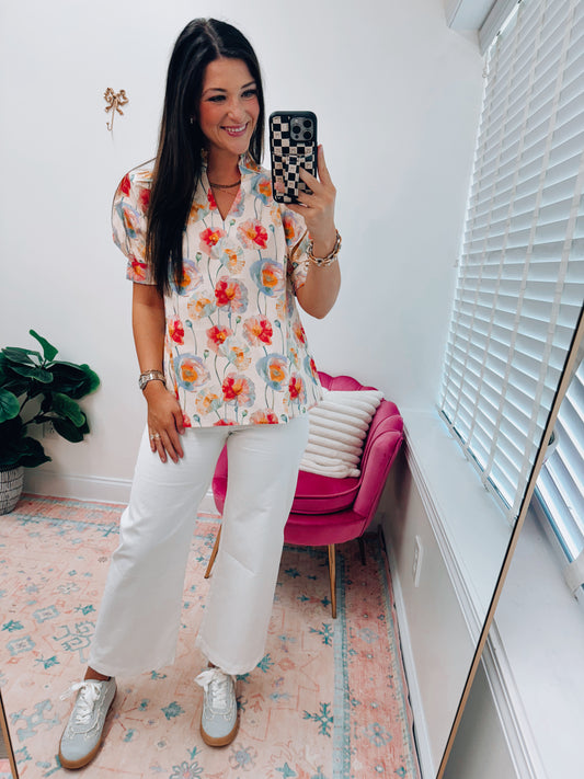 Rylie Vintage Floral Top