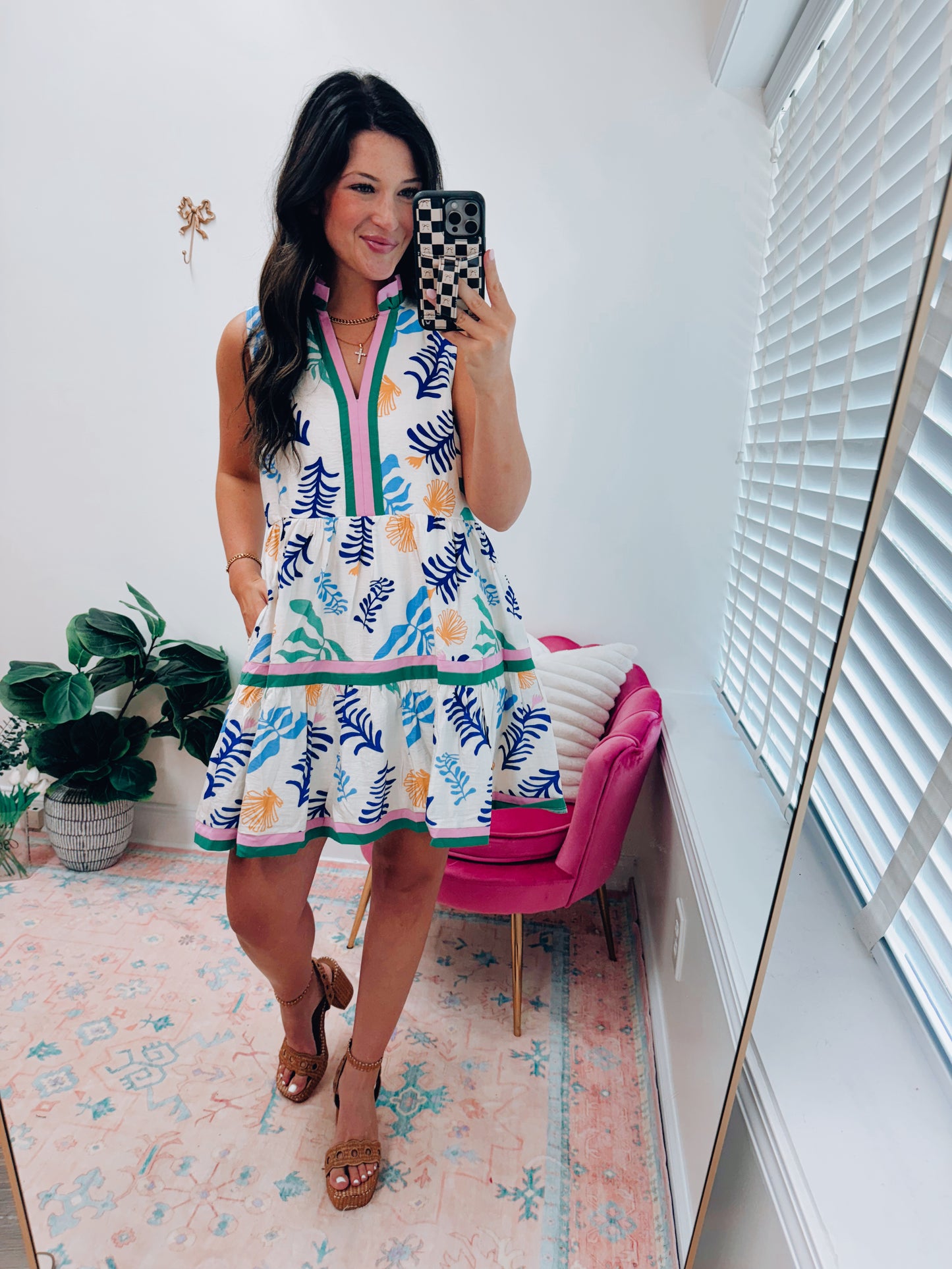 Rach Color Block Mini Dress