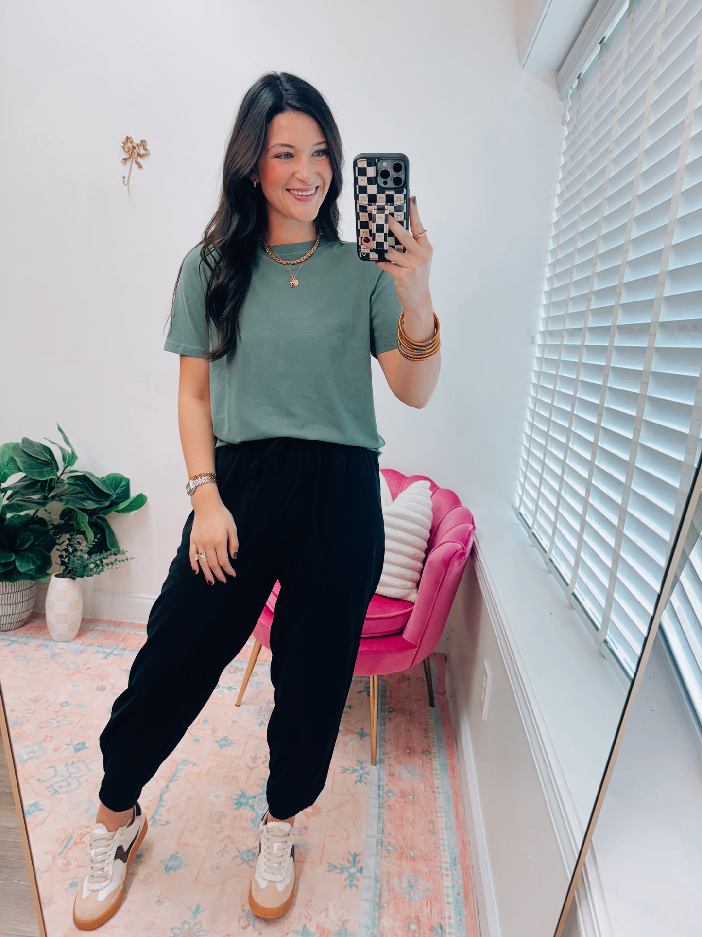 Classic Boxy Fit Tee - Silky Pine
