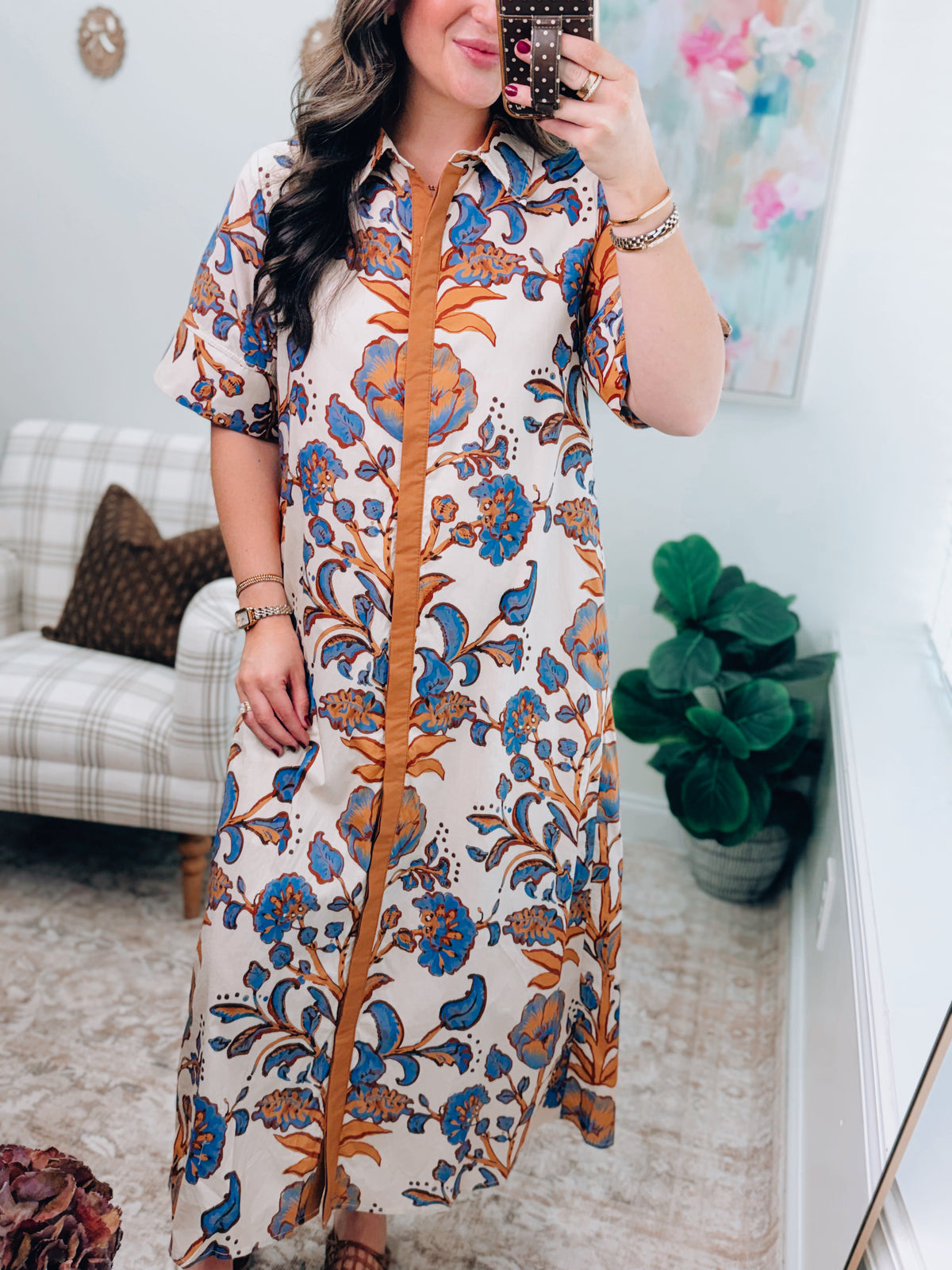 Maren Mix Midi Dress