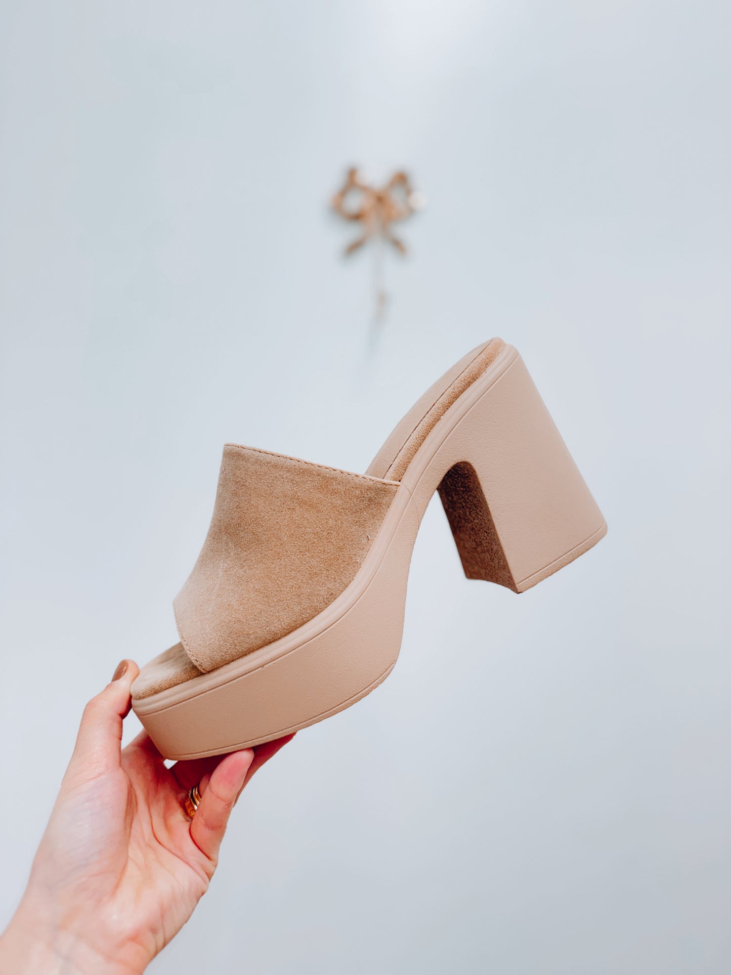 Sienne Sandstone Platform Heel
