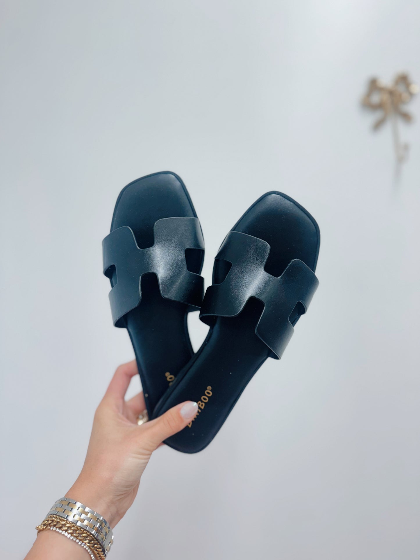 Ivy Band Sandals - Black