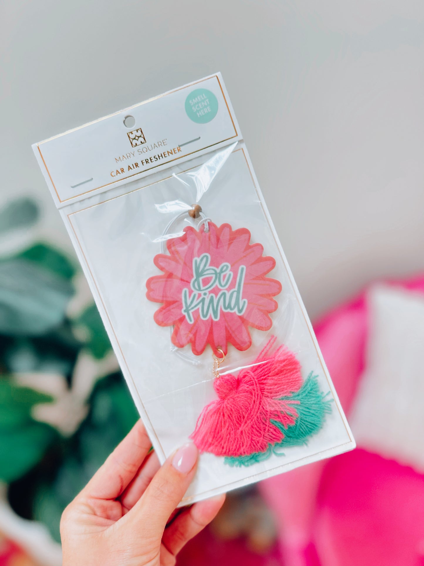 Mary Square Air Freshener | Be Kind