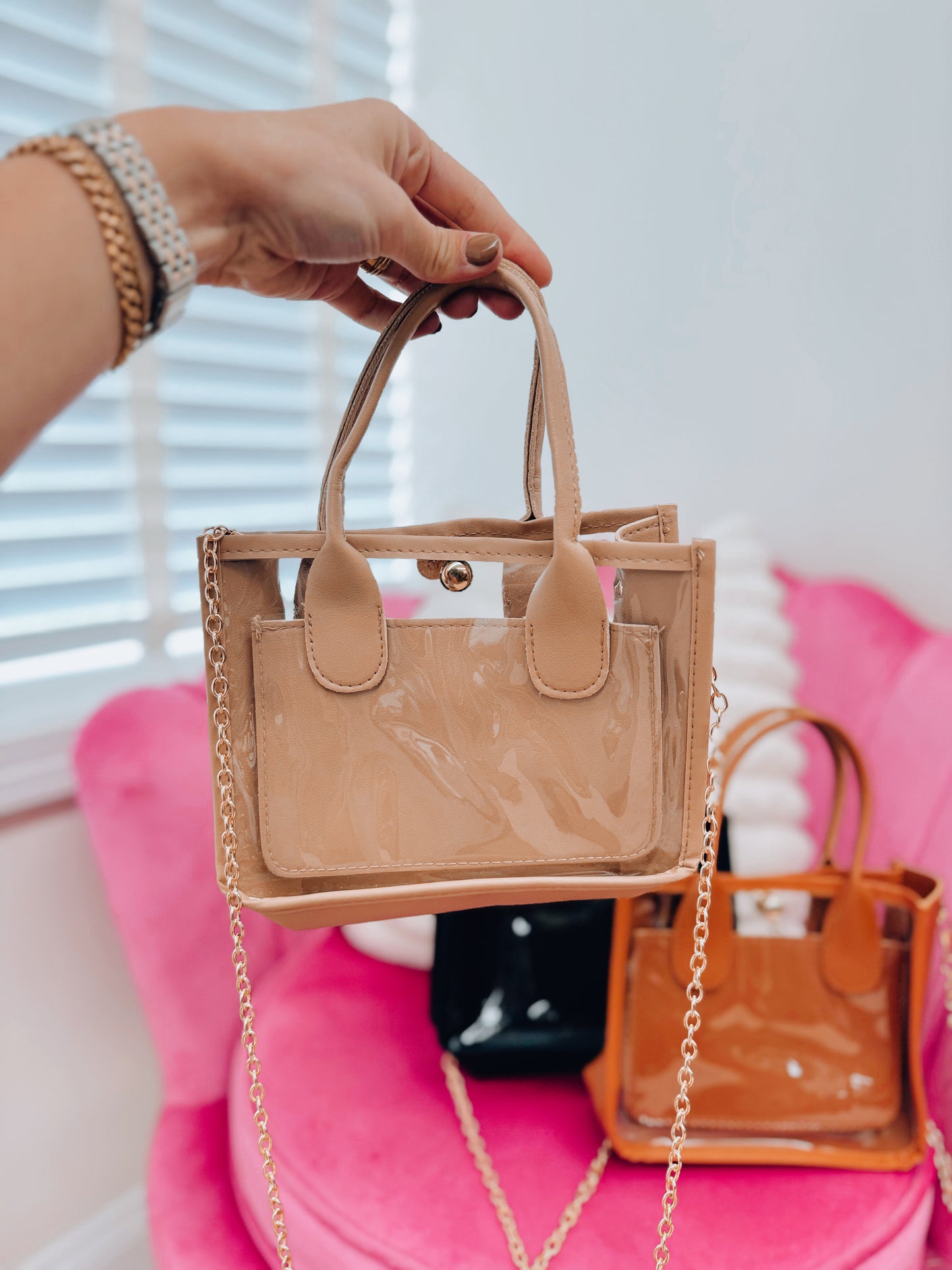 Hollis Clear Crossbody Tote