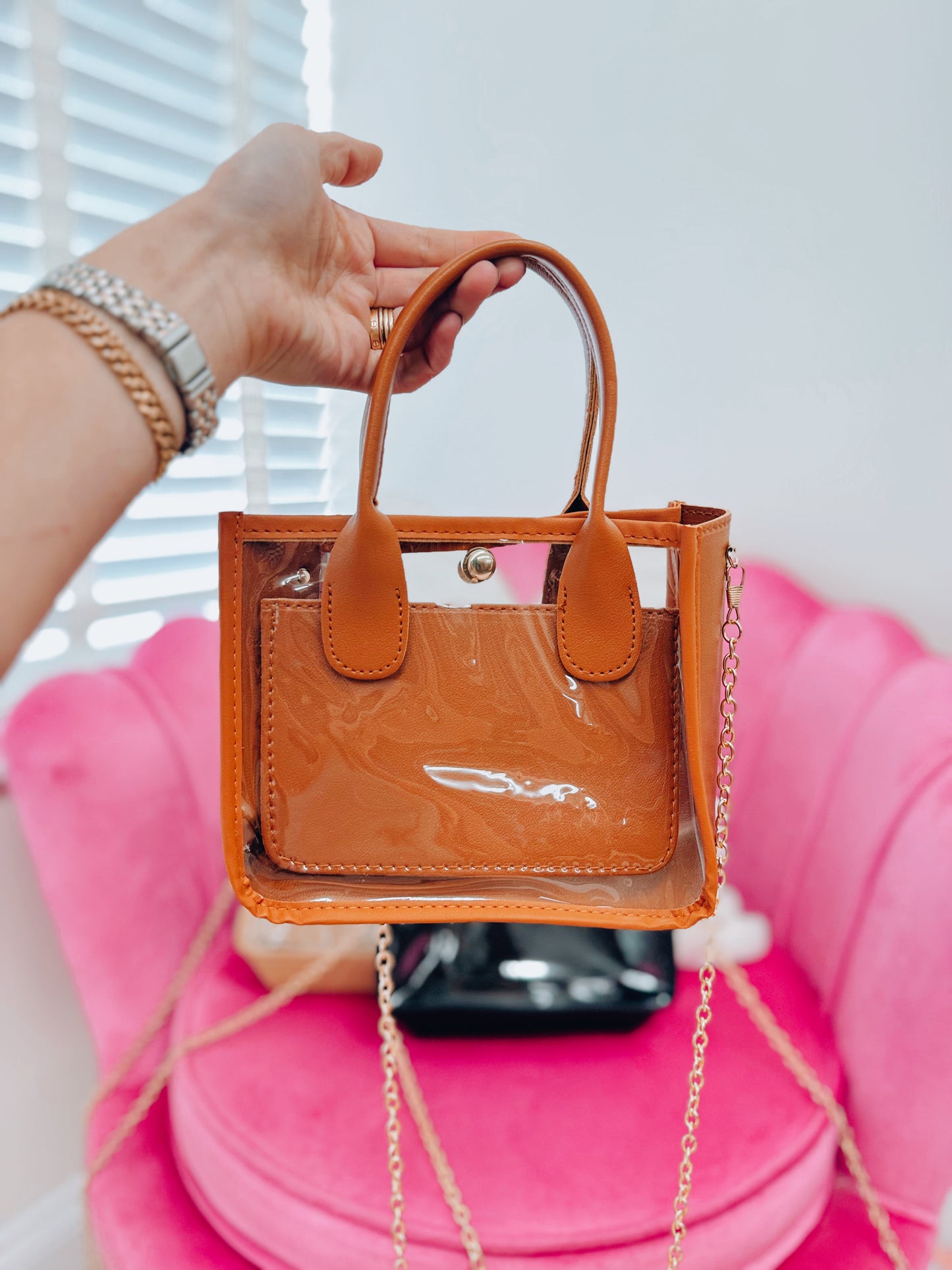 Hollis Clear Crossbody Tote