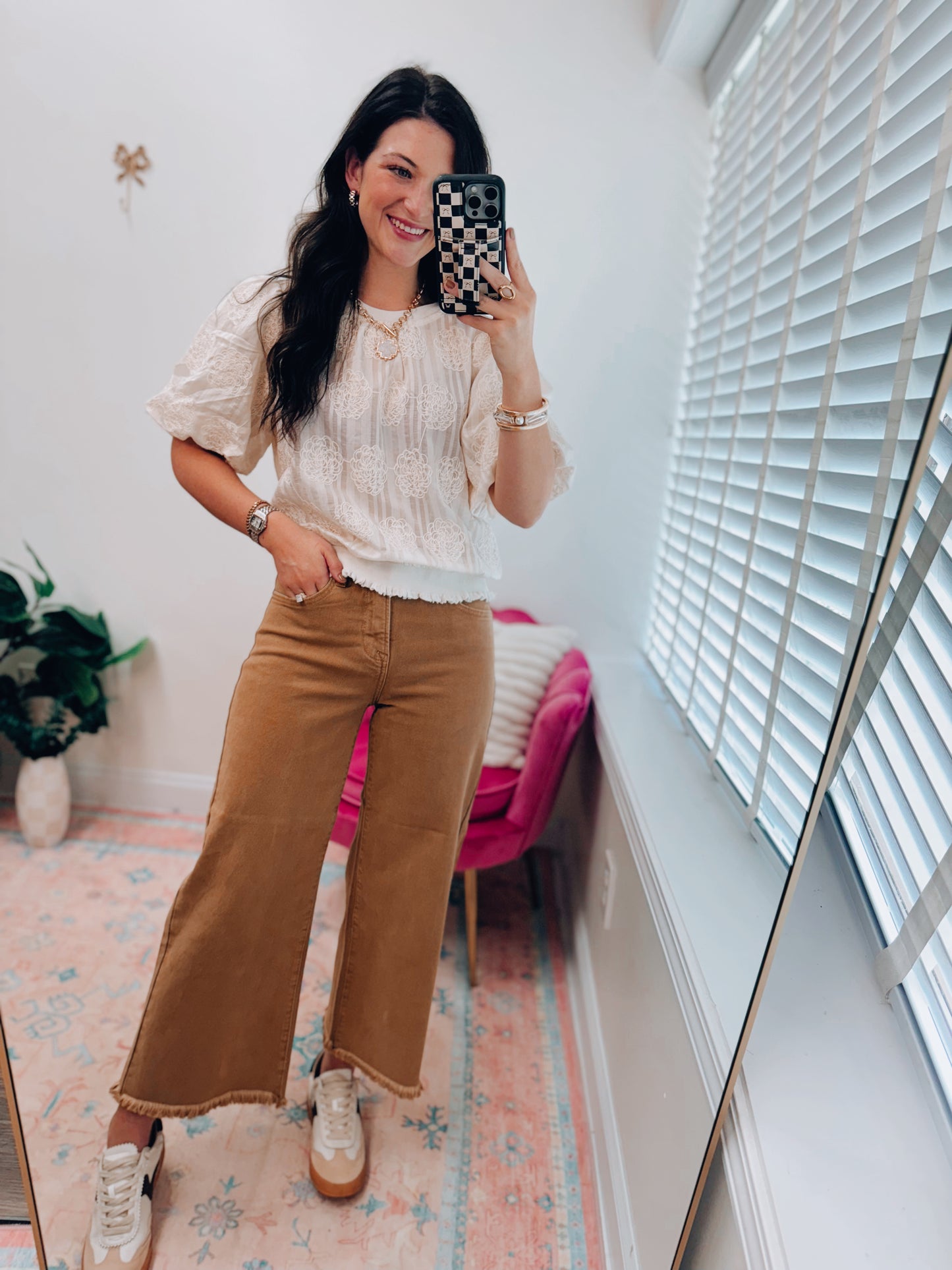 CURVY Harvest Risen Wide Leg Denim