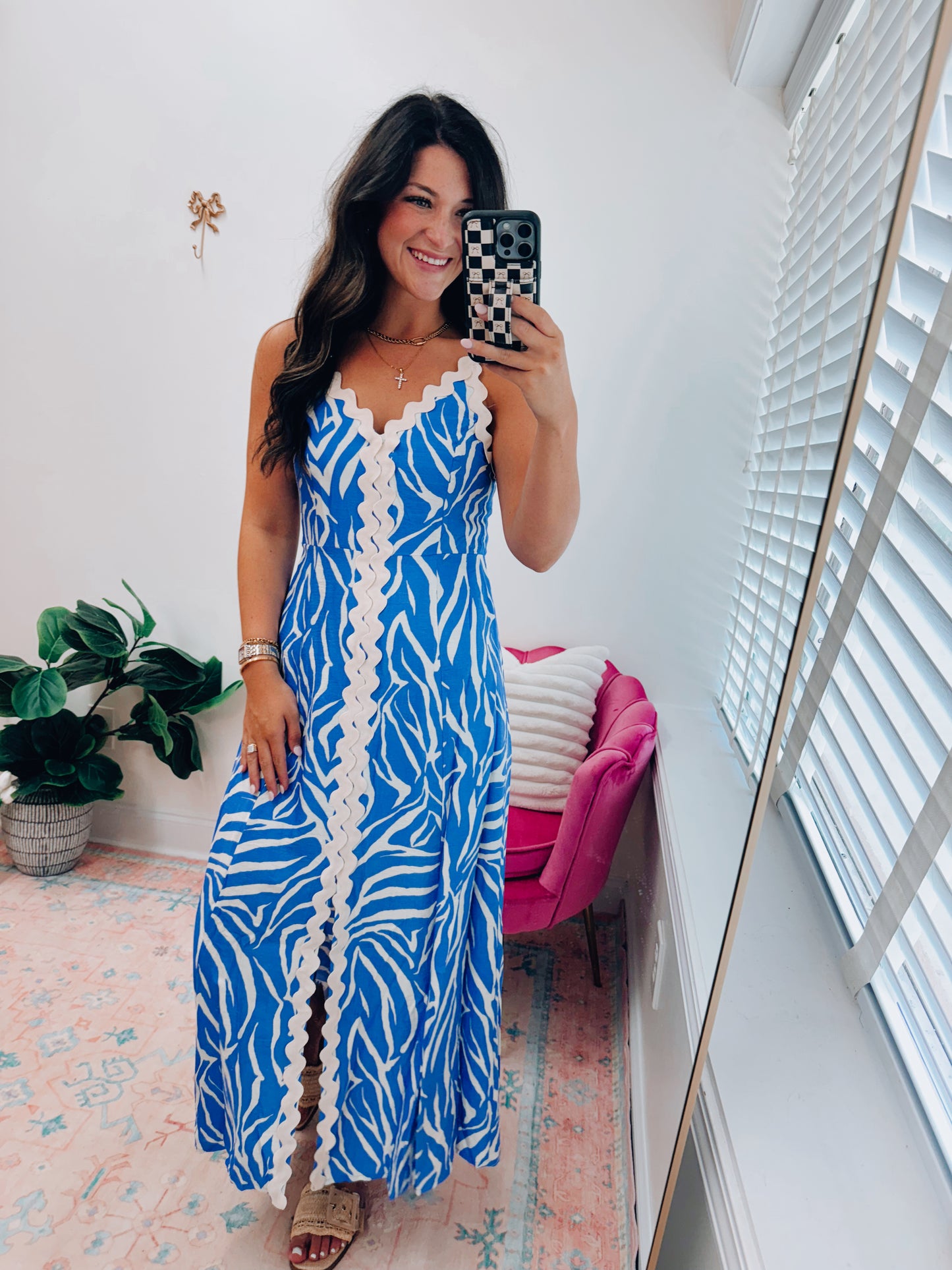 Finn Scalloped Midi Dress