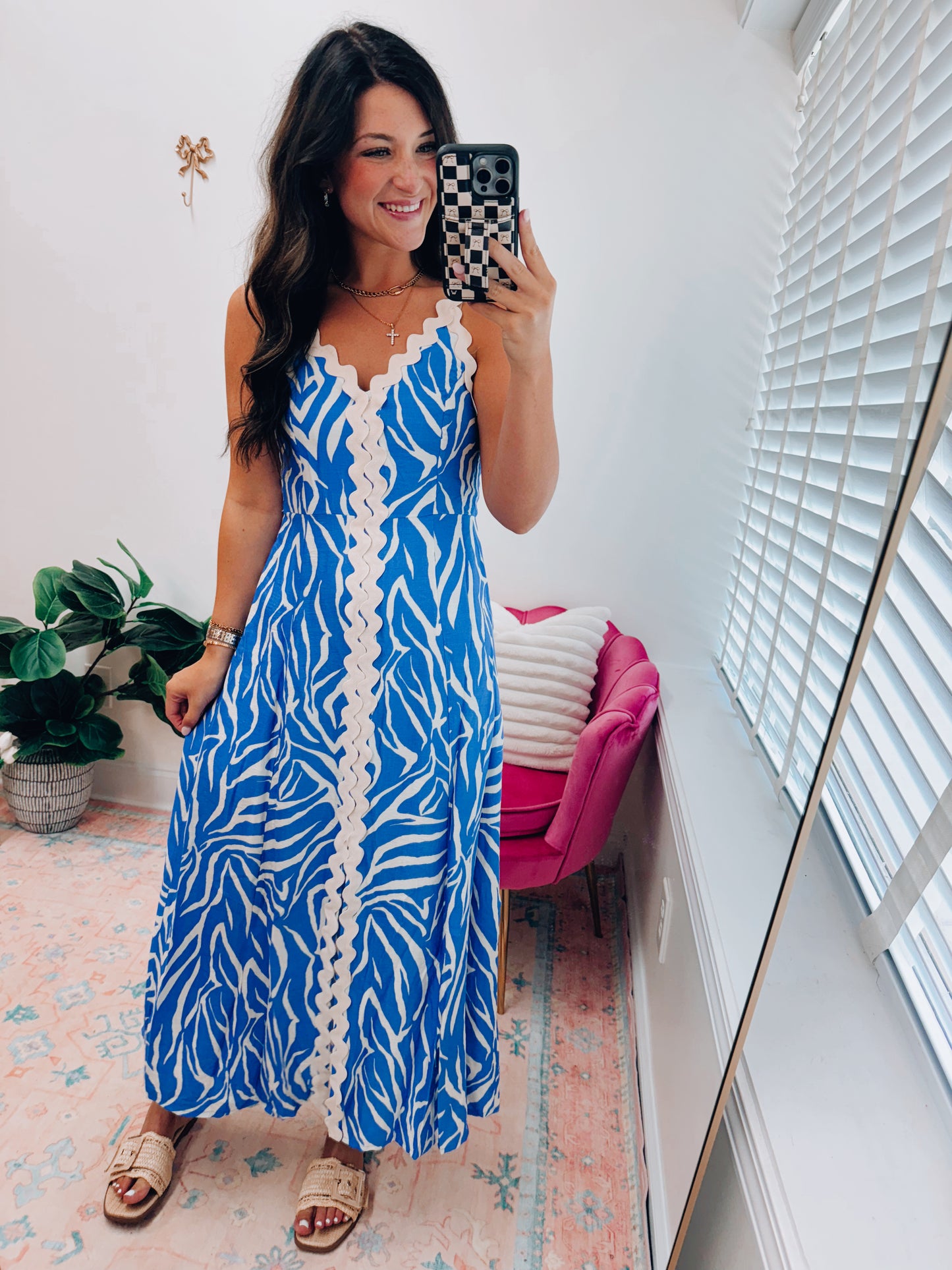 Finn Scalloped Midi Dress