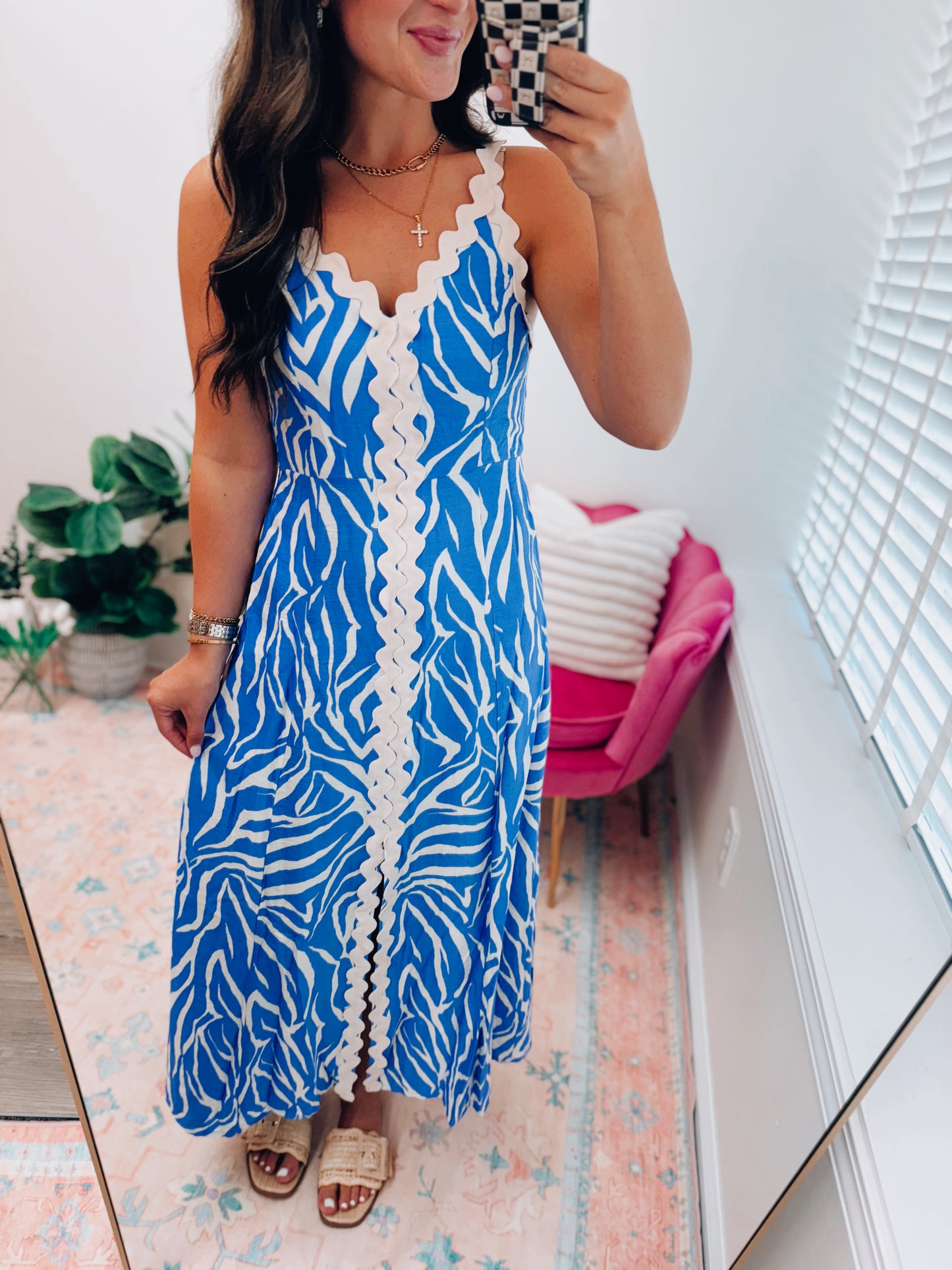 Finn Scalloped Midi Dress