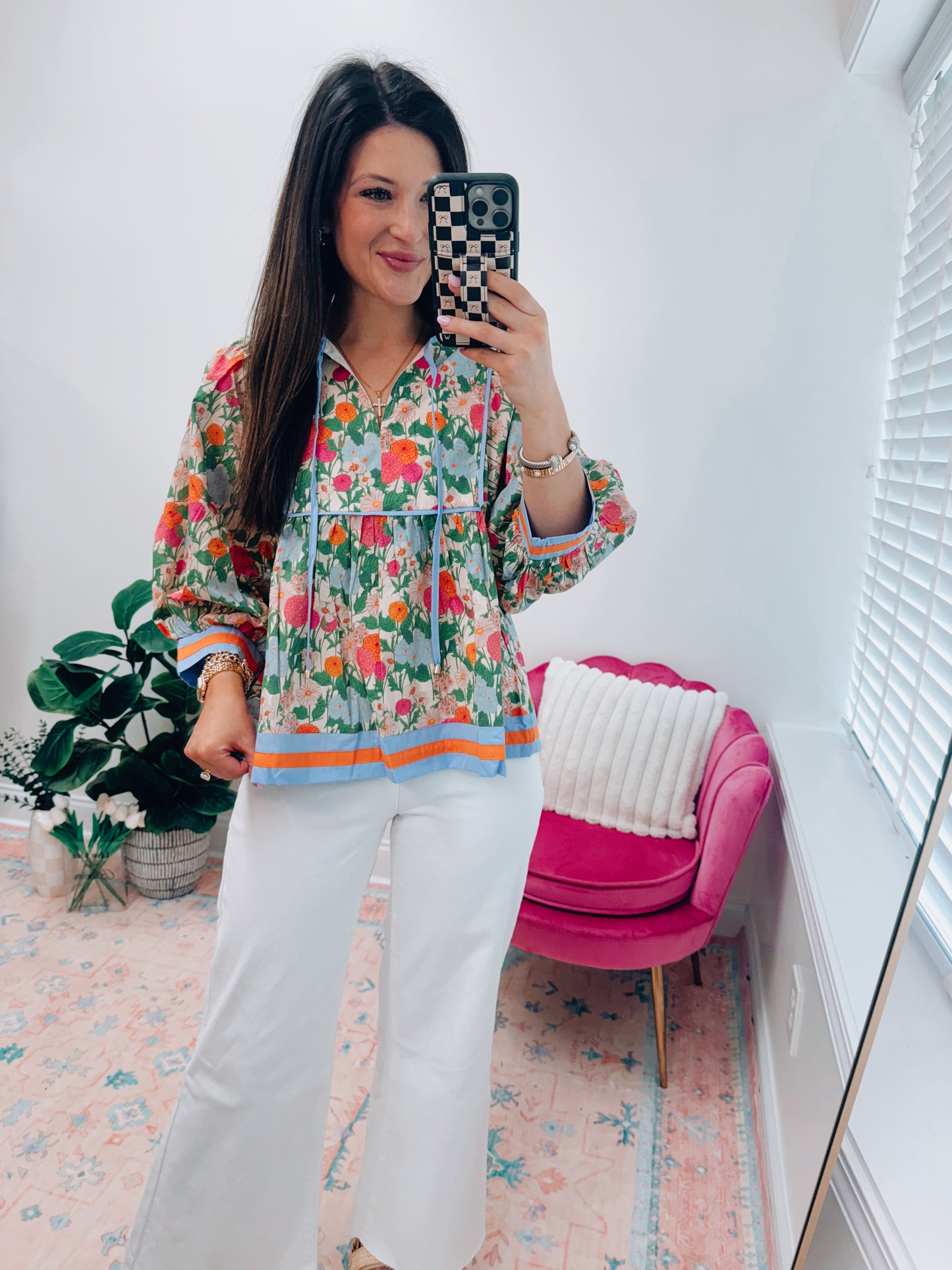 CURVY Marigold Mix Top