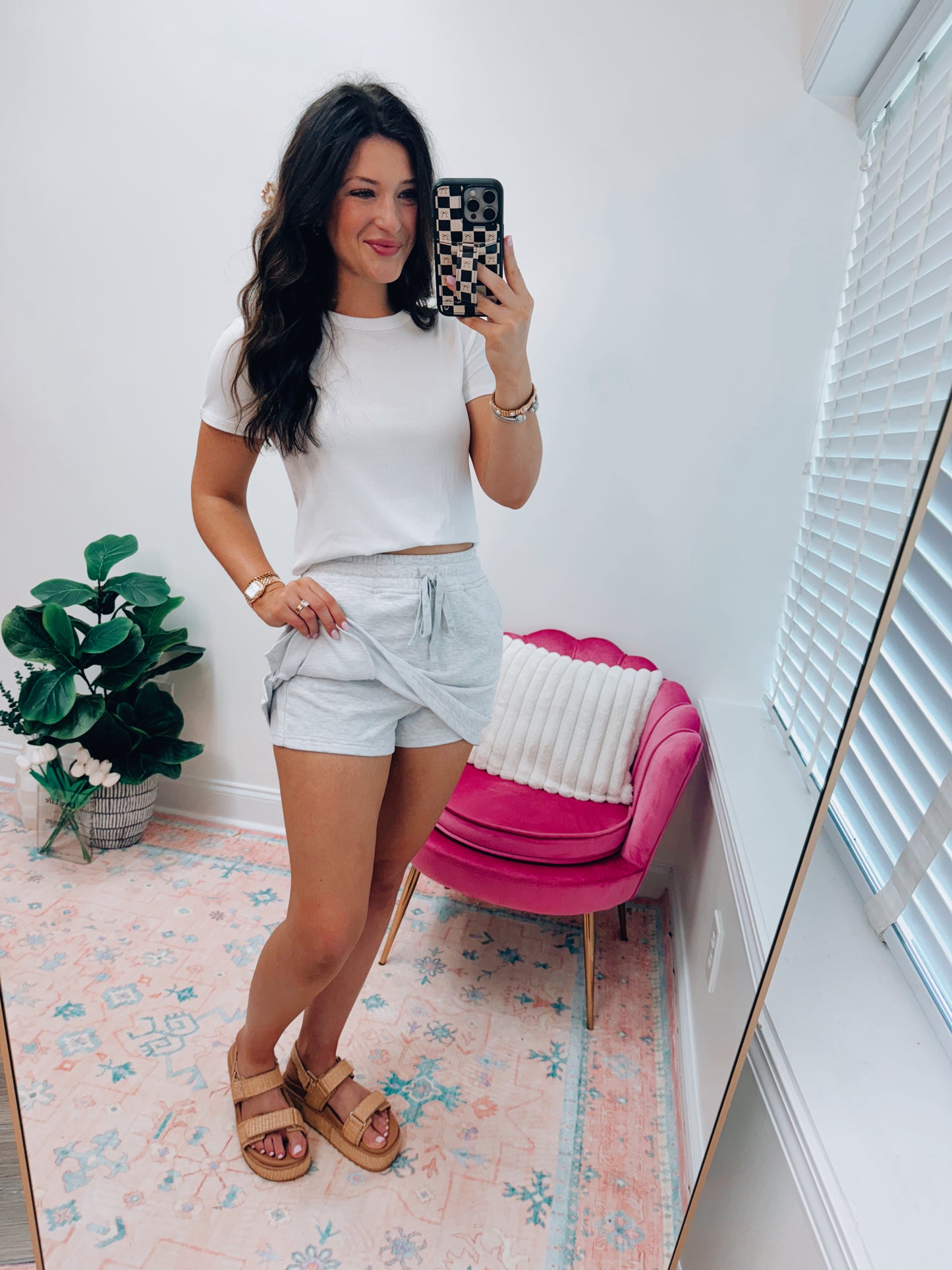 Moren Comfort Skort - Heather Gray