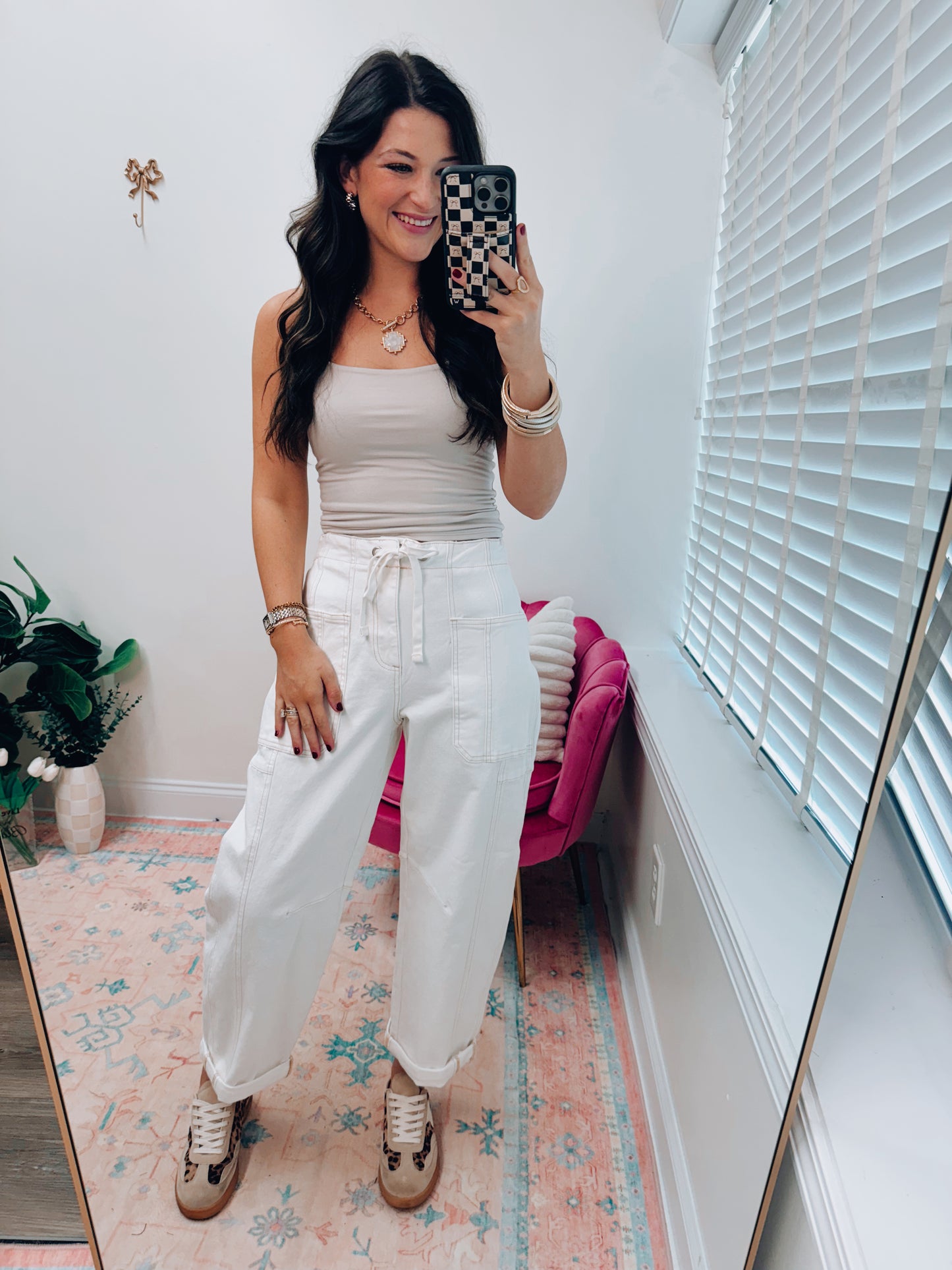 Kylan Risen Cream Barrel Denim