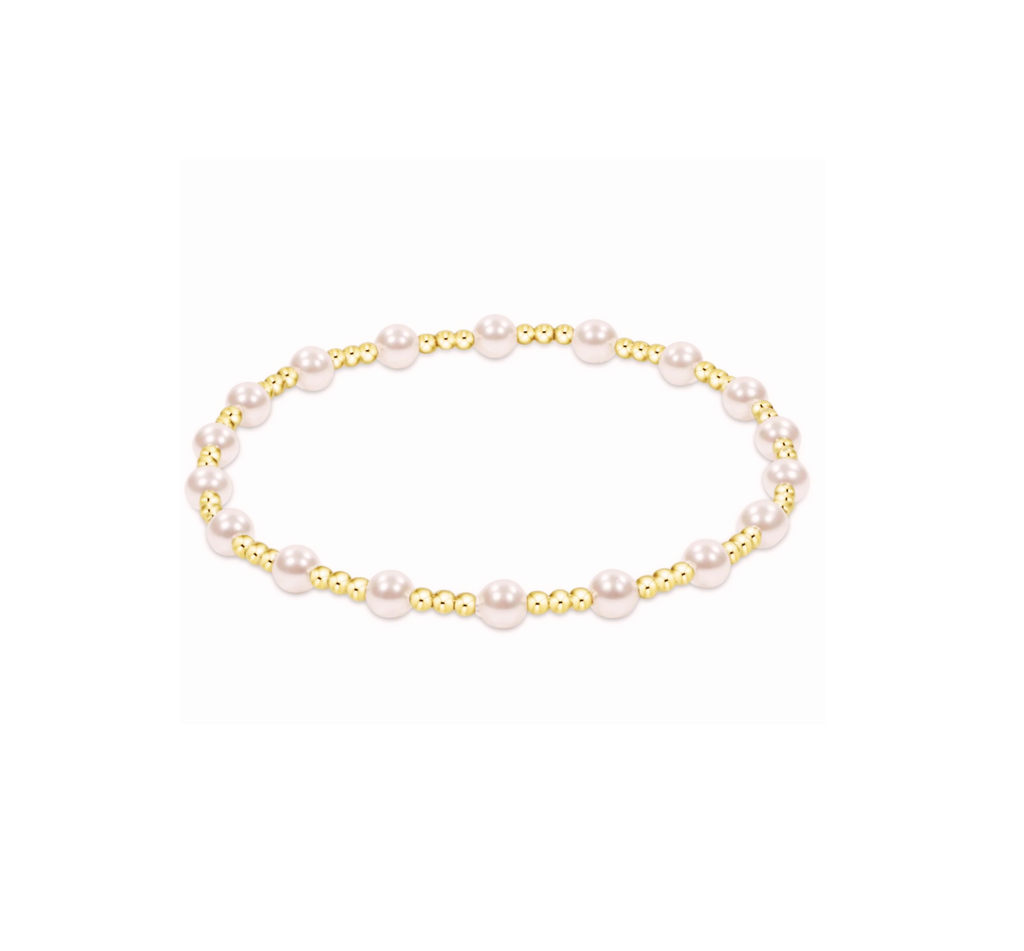 18K Gold Plated Luxe Pearl Beaded Bracelet - Jaycee
