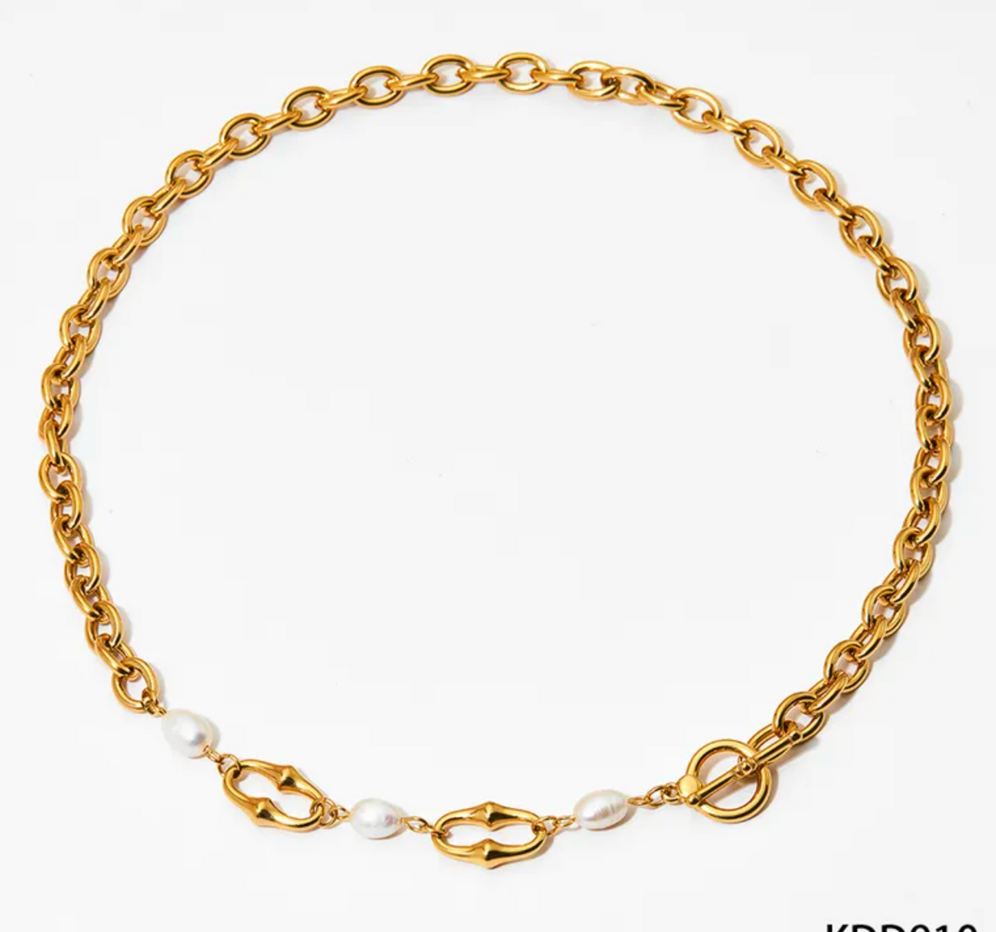 Freshwater Pearl Gold Plated Necklace