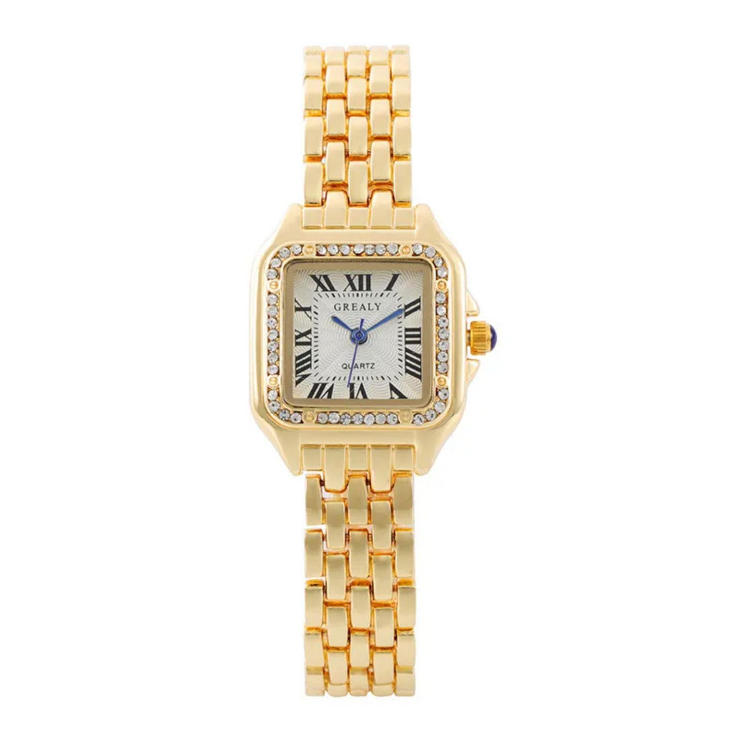 Vintage Style Gold Diamond Watch