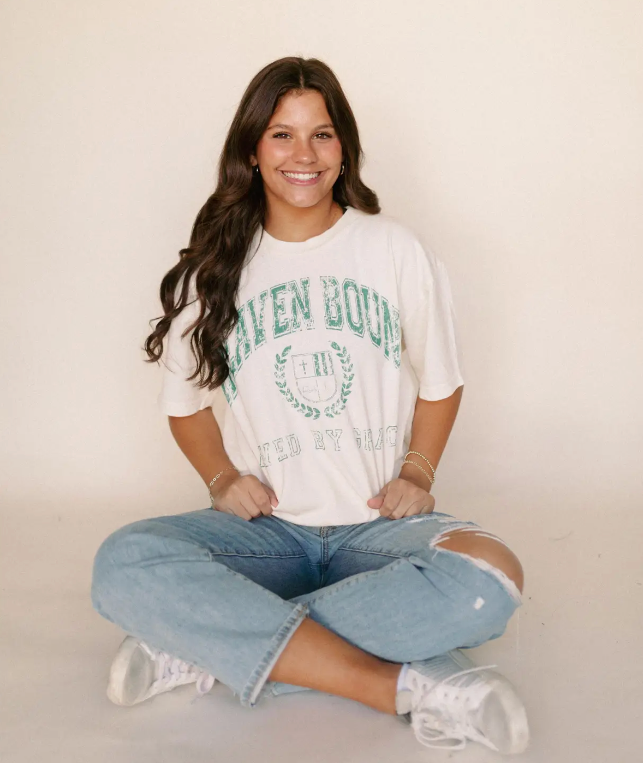 Heaven Bound Ivory Tee