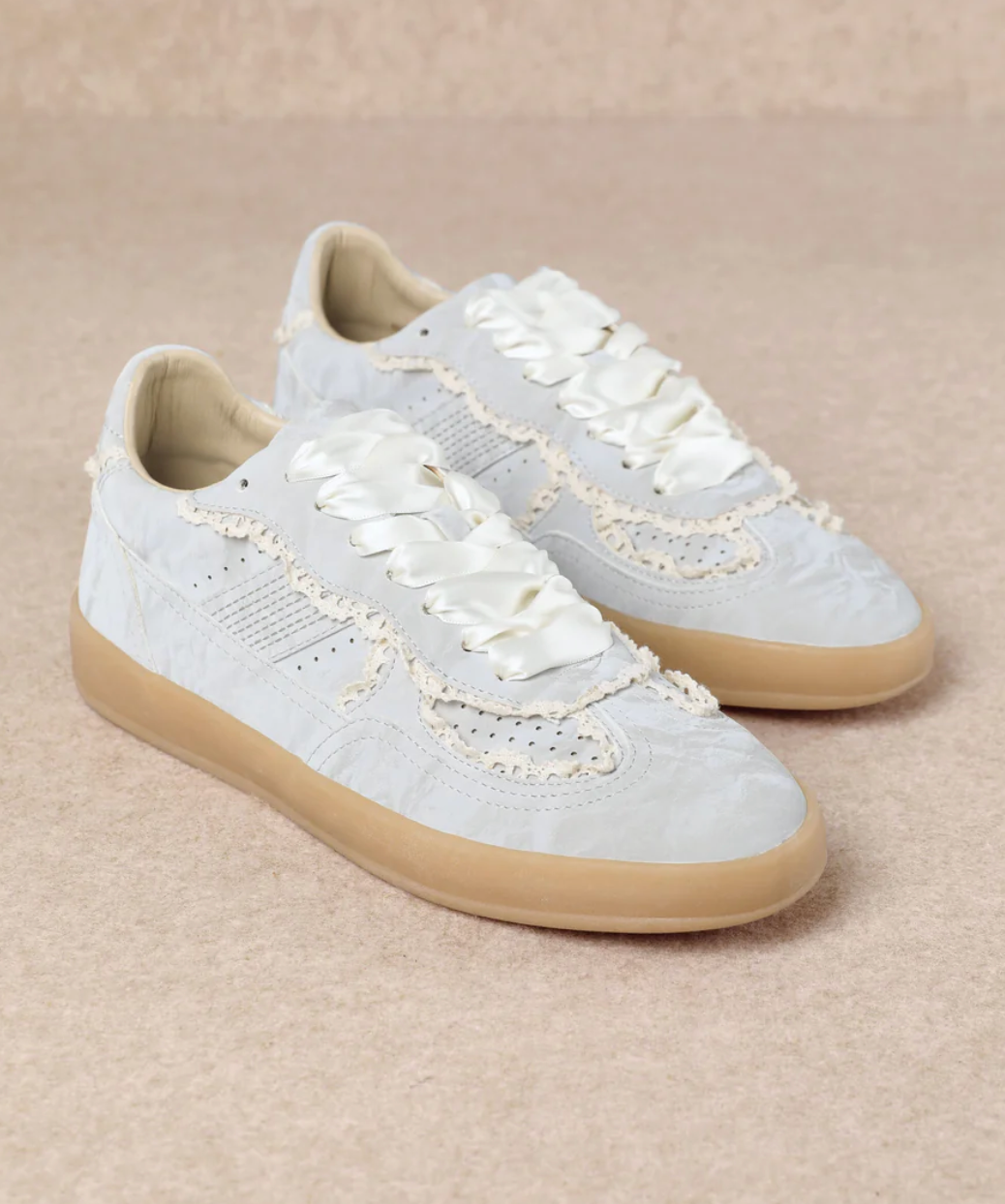 Elenor Satin Lace Sneakers