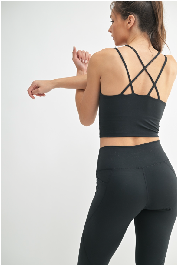 Venice Cloud Criss-Cross Sports Bra