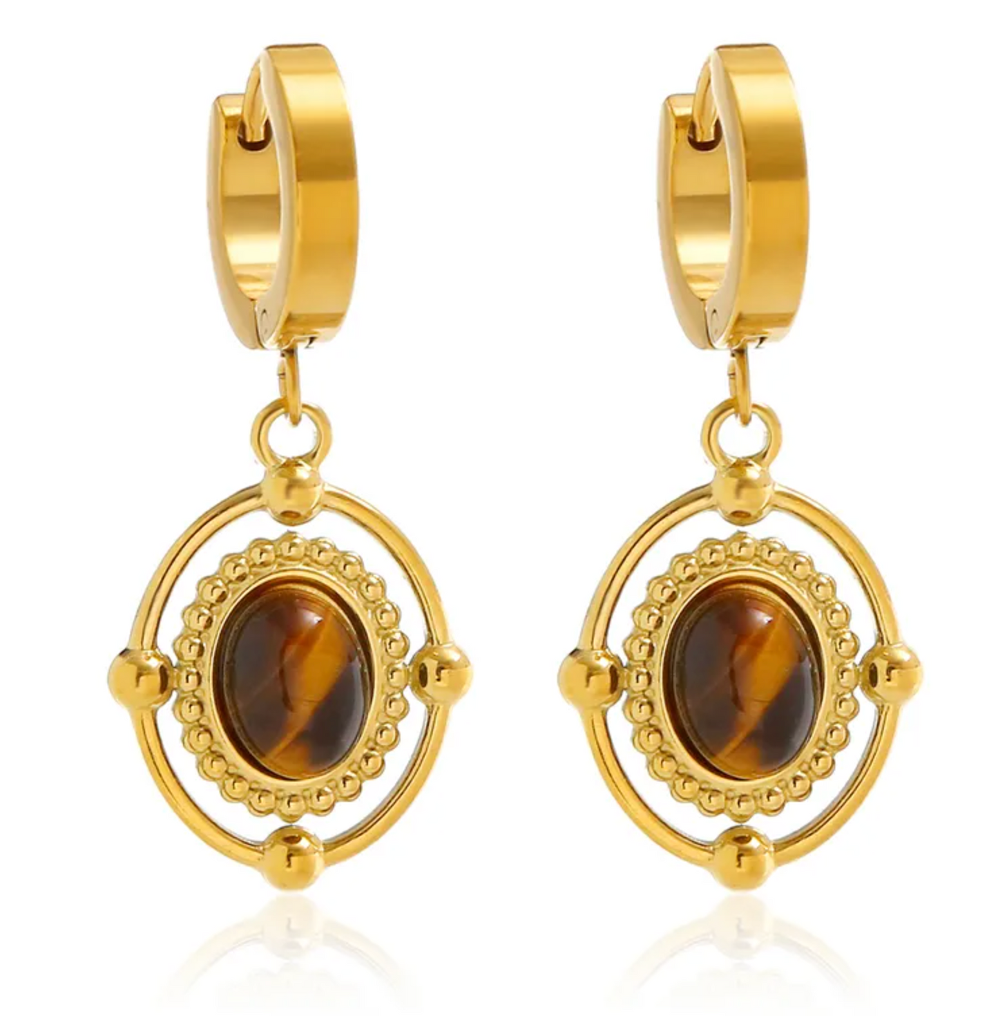 Everly Drop Earrings - 18k Gold Plated