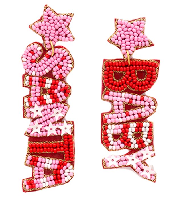 Santa Baby Beaded Earrings