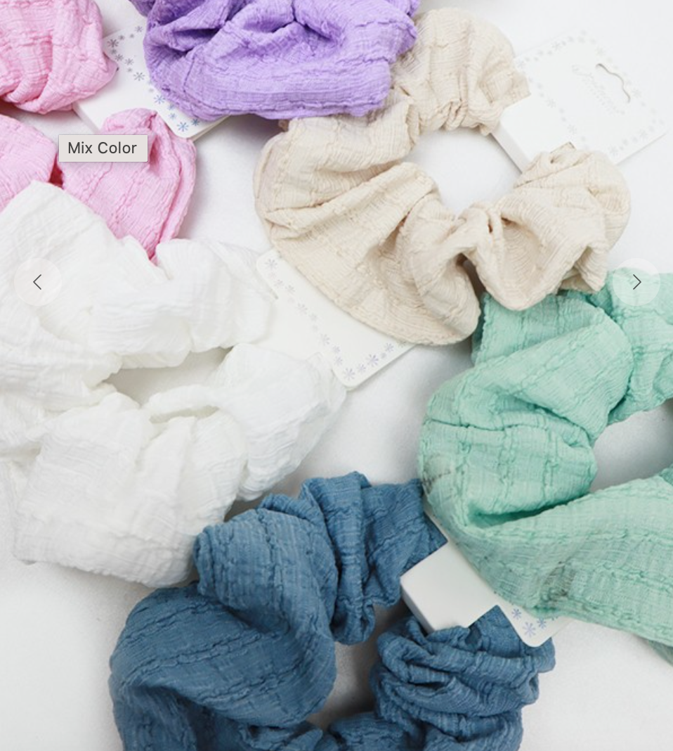 Textured Scrunchie