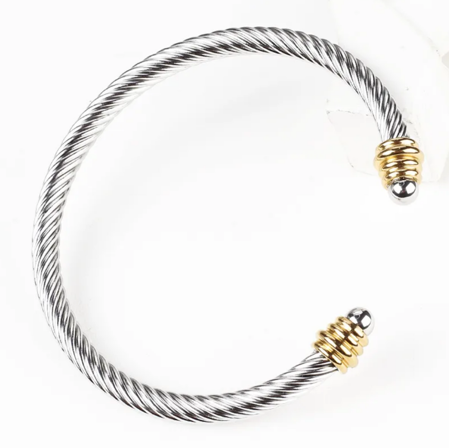 Holly Cuff Bracelet - Two Tone