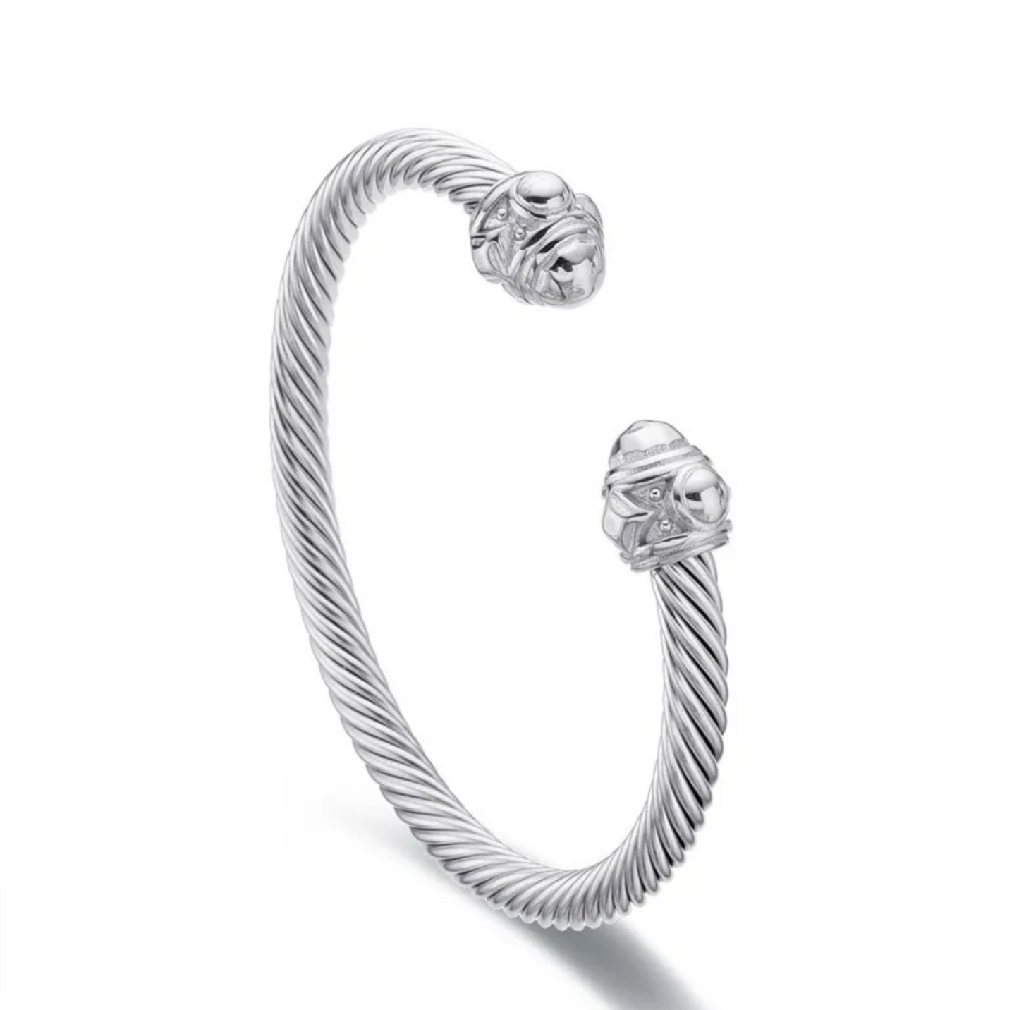 Kenzie Chunky Cuff Bracelet - Silver