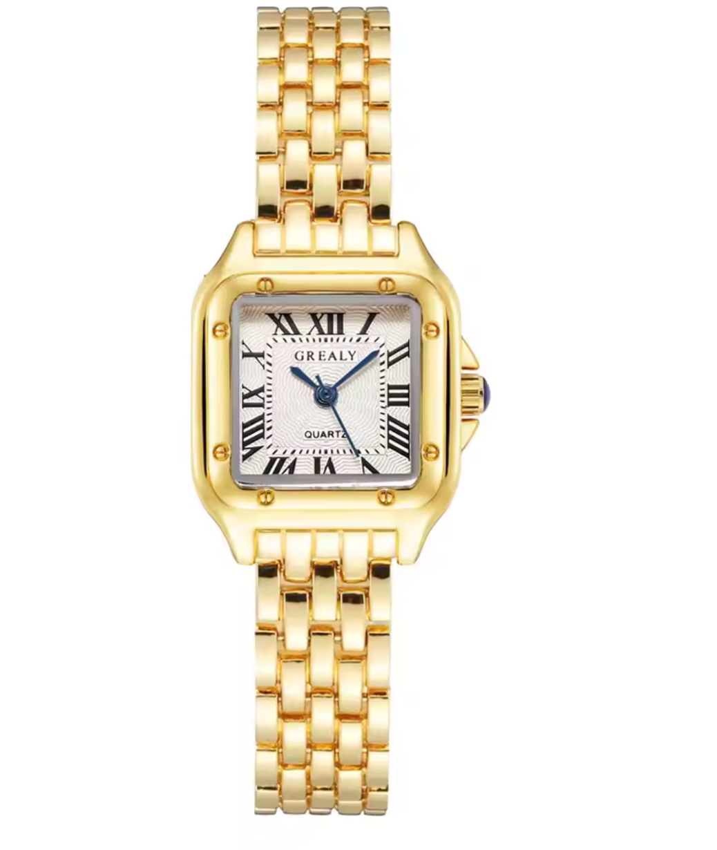 Vintage Style Gold Watch