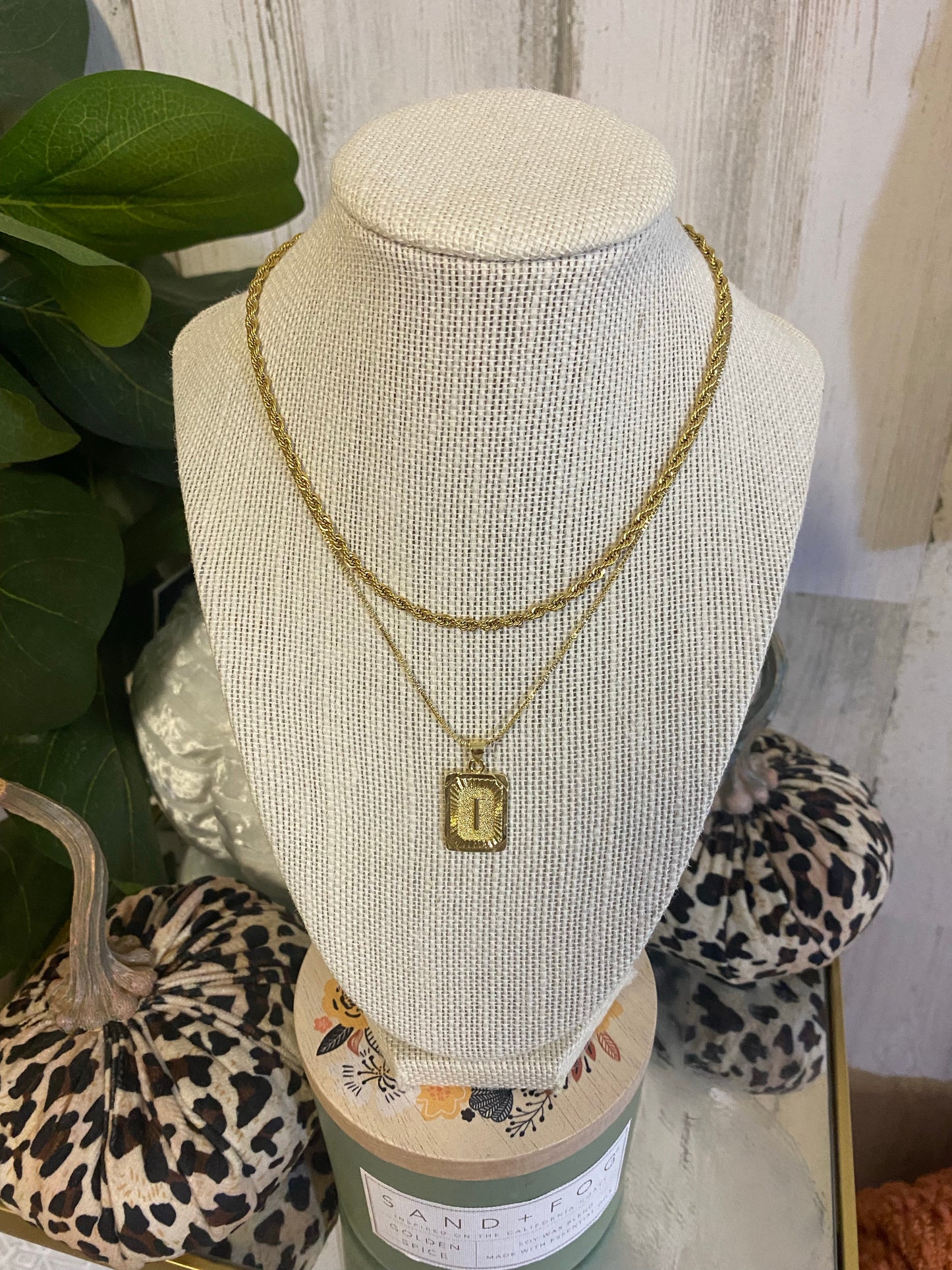Twist Chain 14k Gold Plated Stainless Steel Necklace