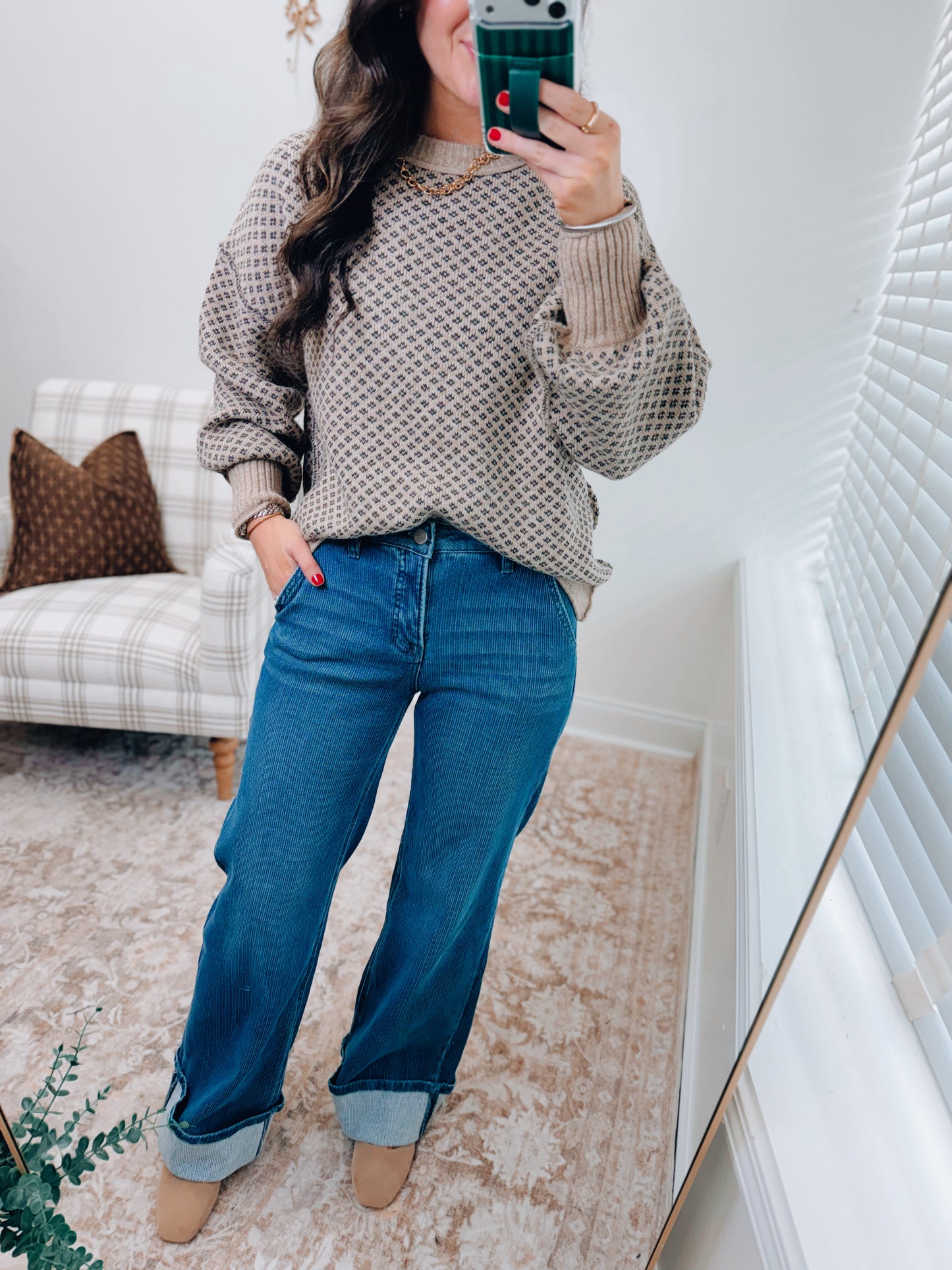 Dark Corduroy Risen Denim