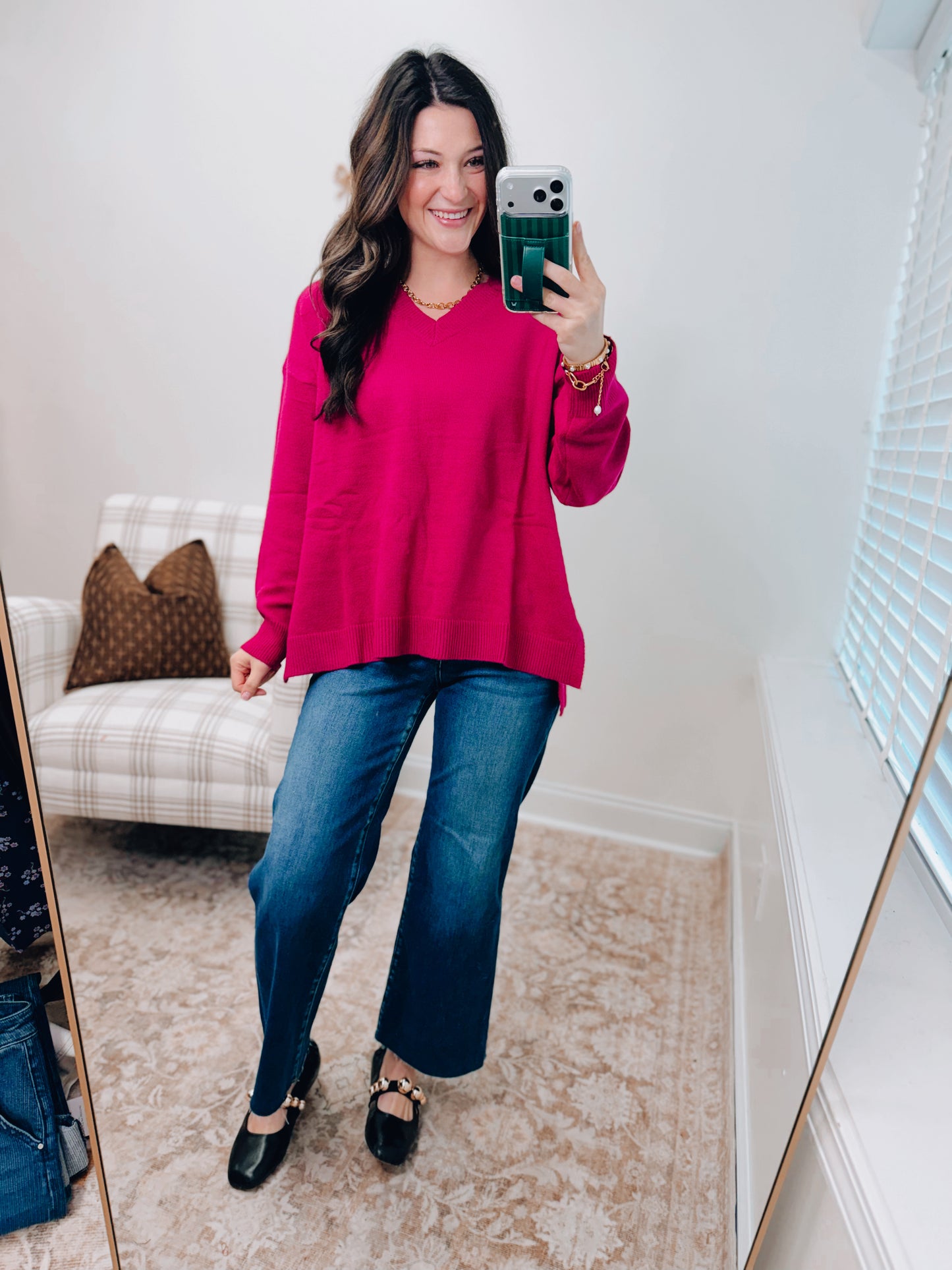 Aiden Magenta Plum Sweater