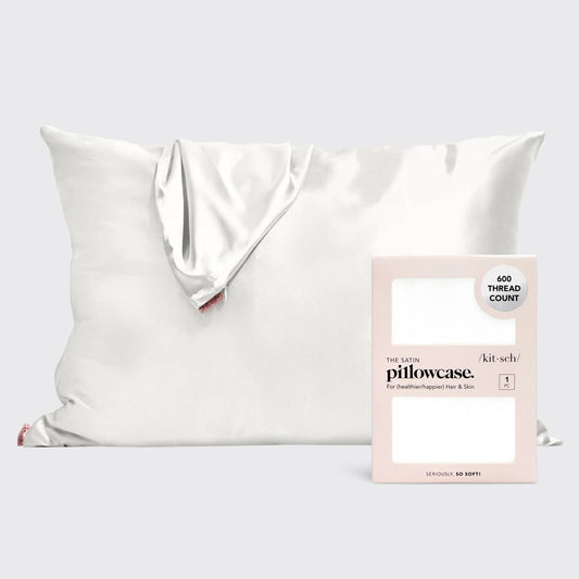 Satin Pillowcase Standard - Ivory