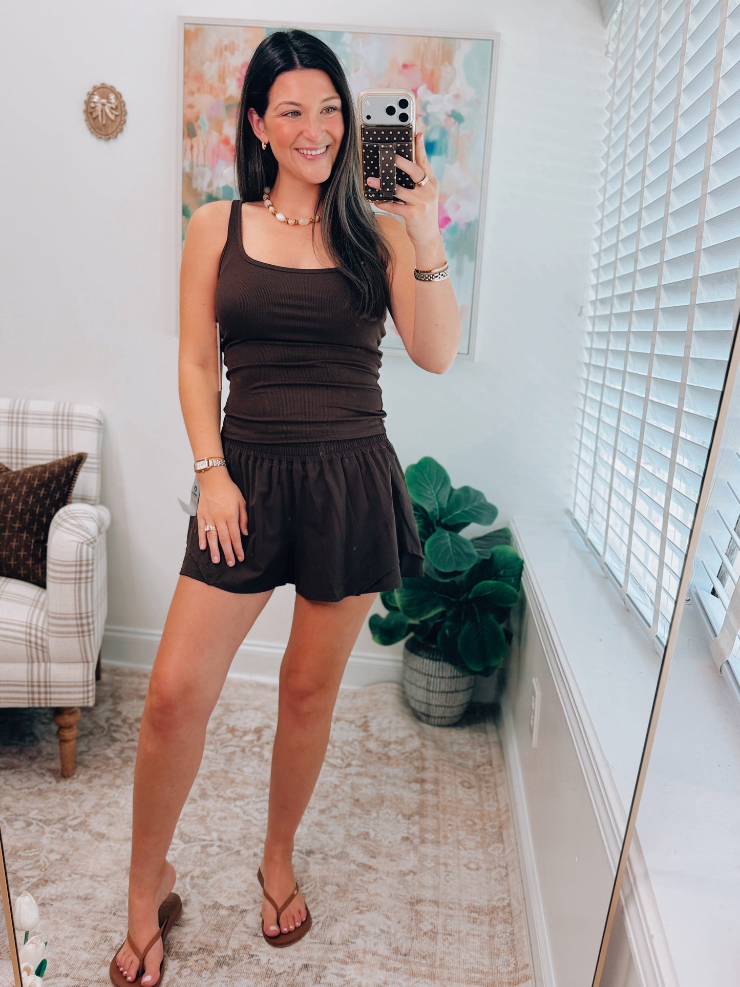 Coffee Bean Breeze Flutter Short