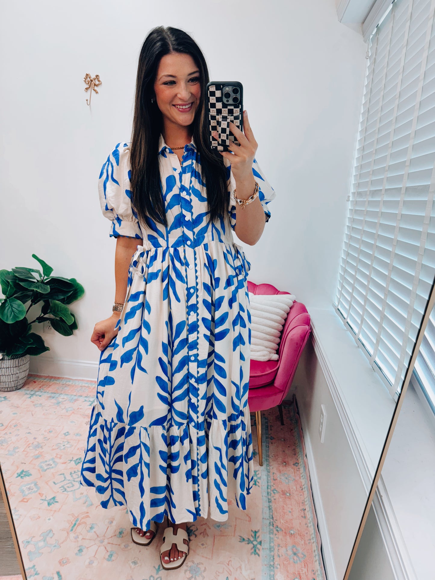 Maddie Scallop Midi Dress