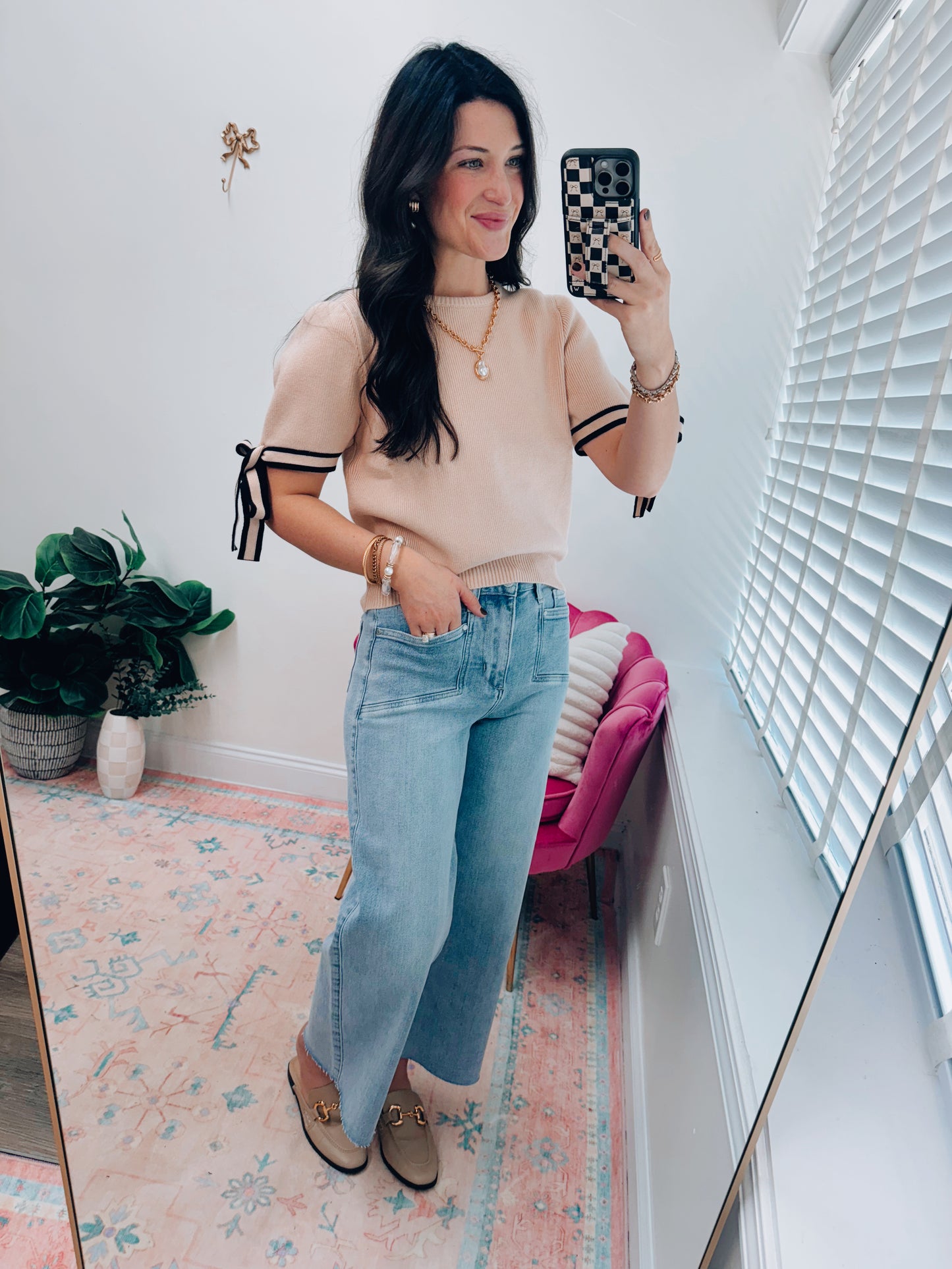 HR Comfort Stretch Wide Leg Denim