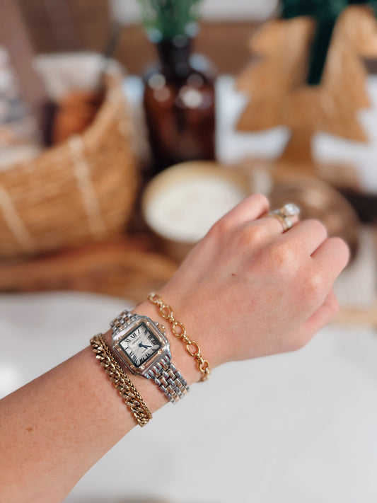 Indie 18k Gold Plated Link Bracelet