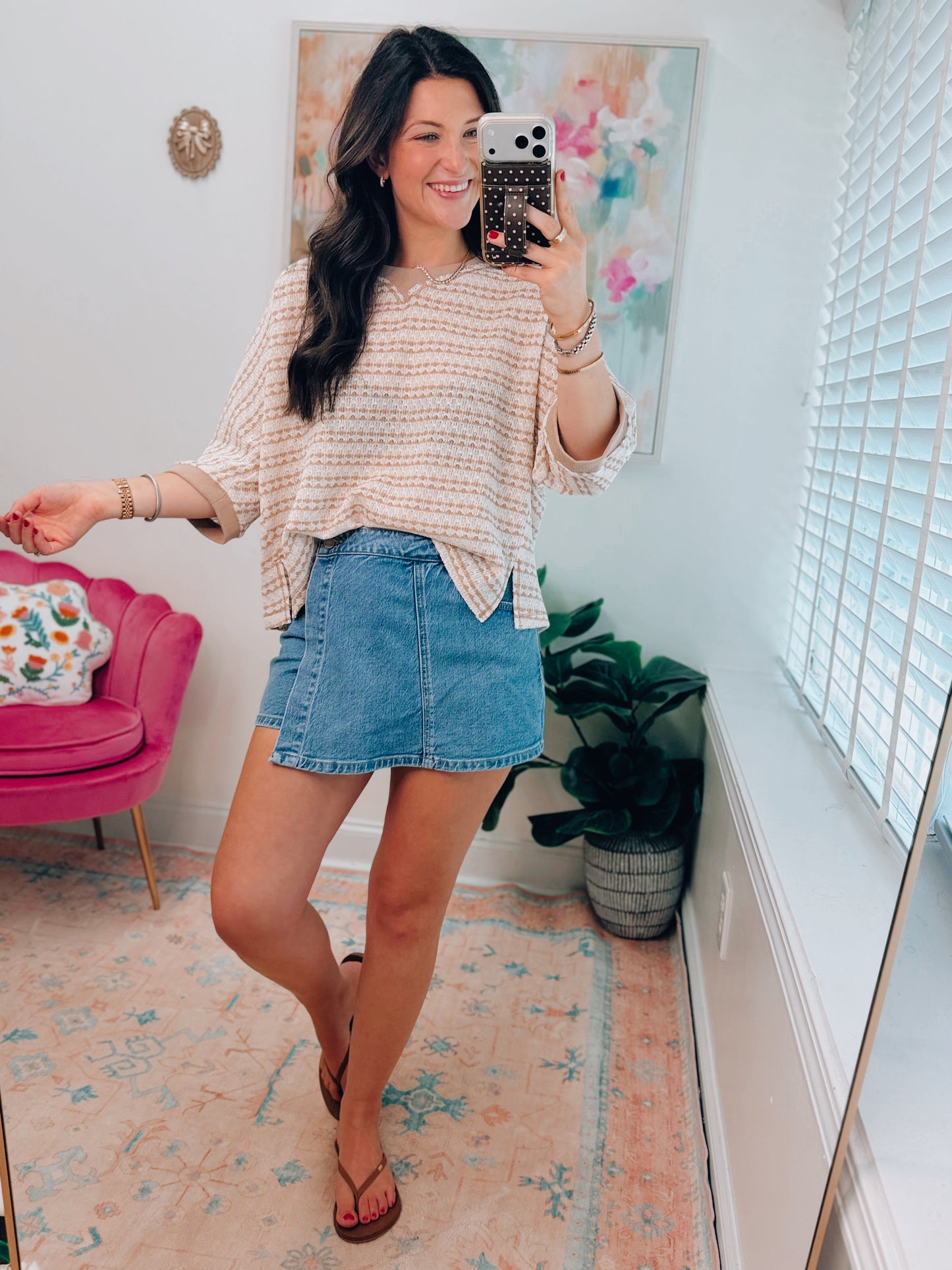 Maren Knit Taupe Top