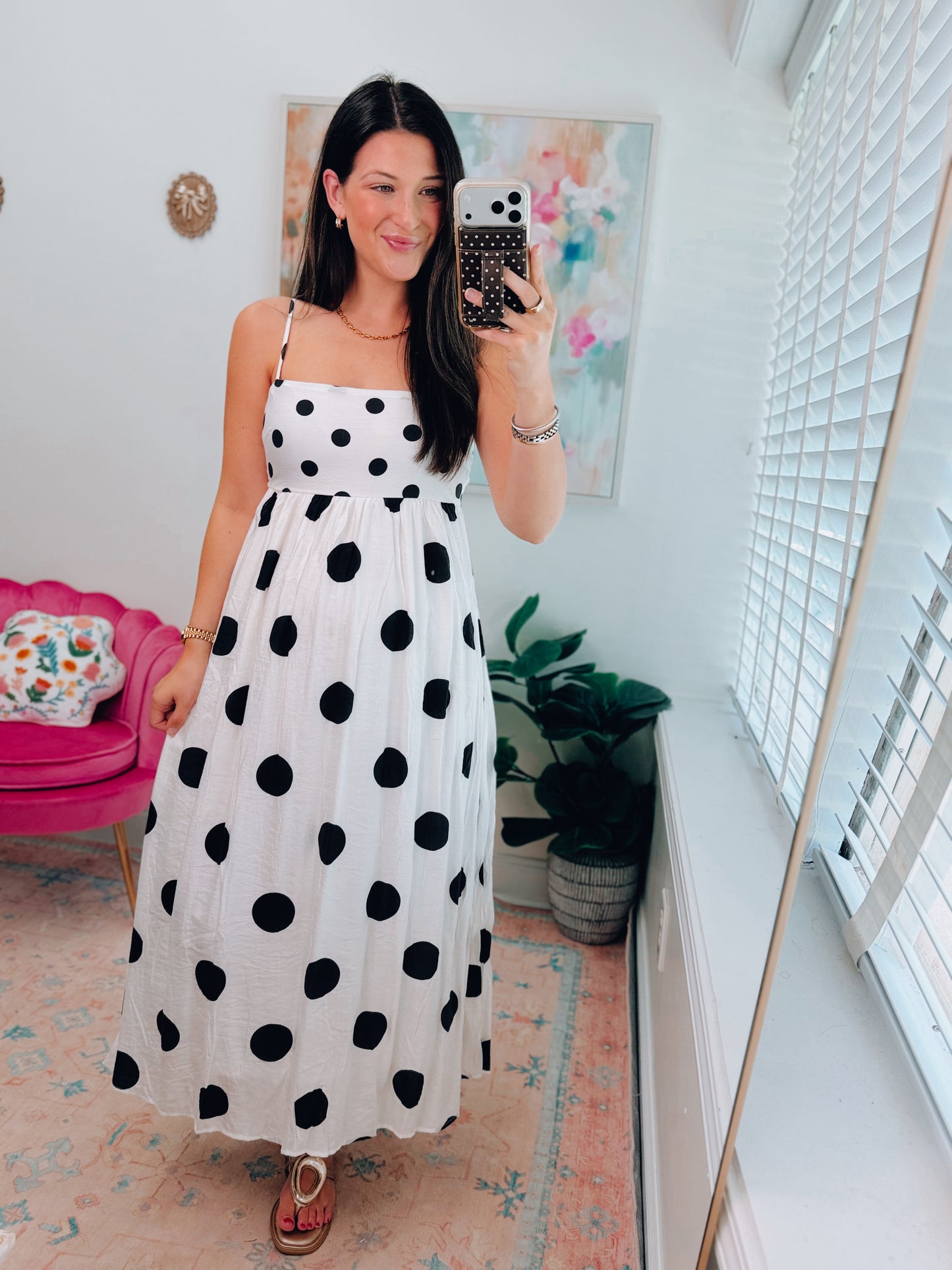 Willow Polka Dot Maxi Dress