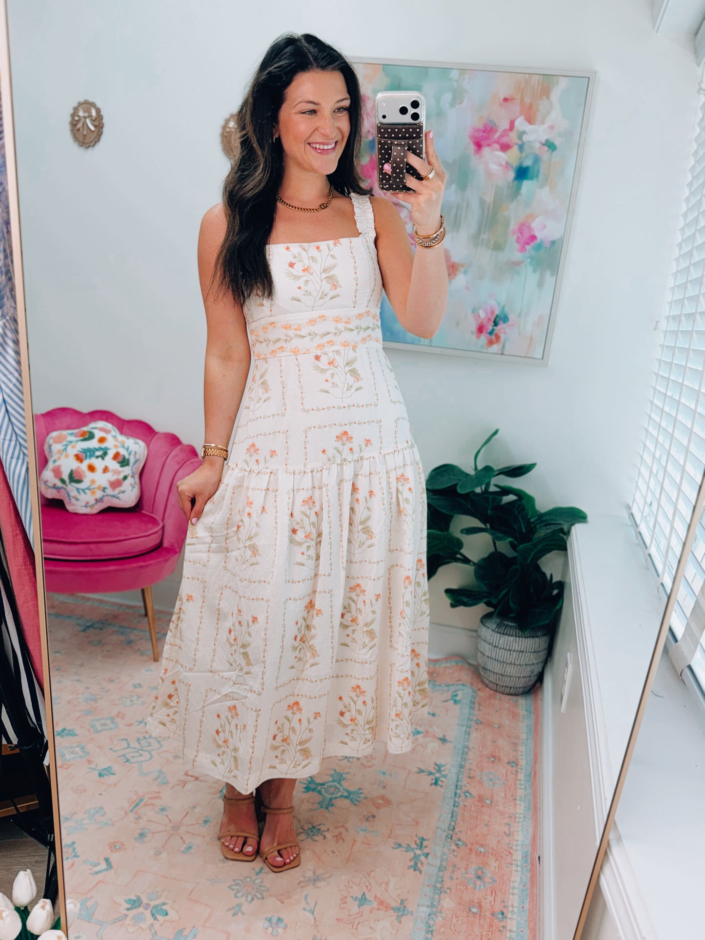 Bellamie Floral Midi Dress