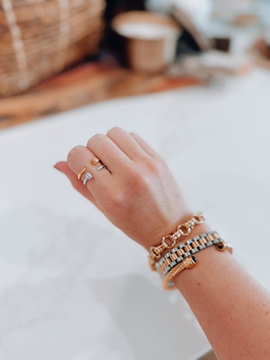 18k Gold Plated Stella Ring
