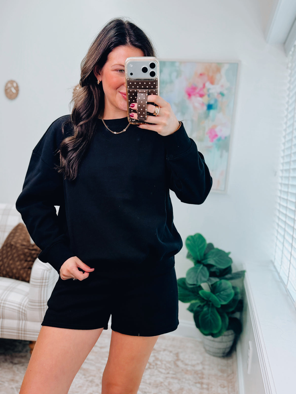 DOORBUSTER | Comfort Lux Shorts Set - Black