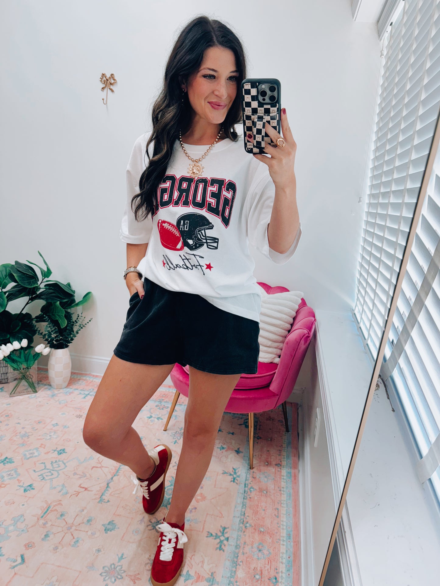Georgia Football Oversized Tee