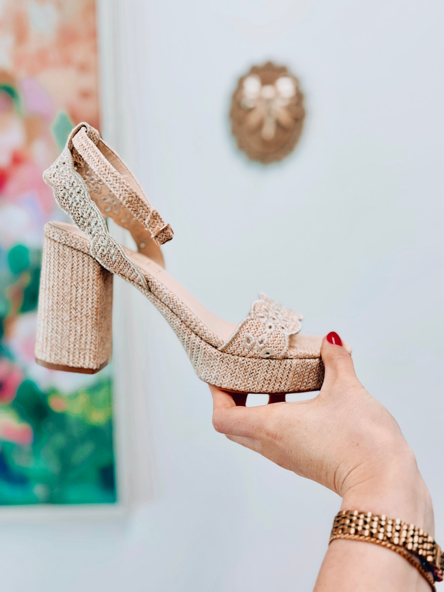Matisse Moorea Neutral Platform Heel