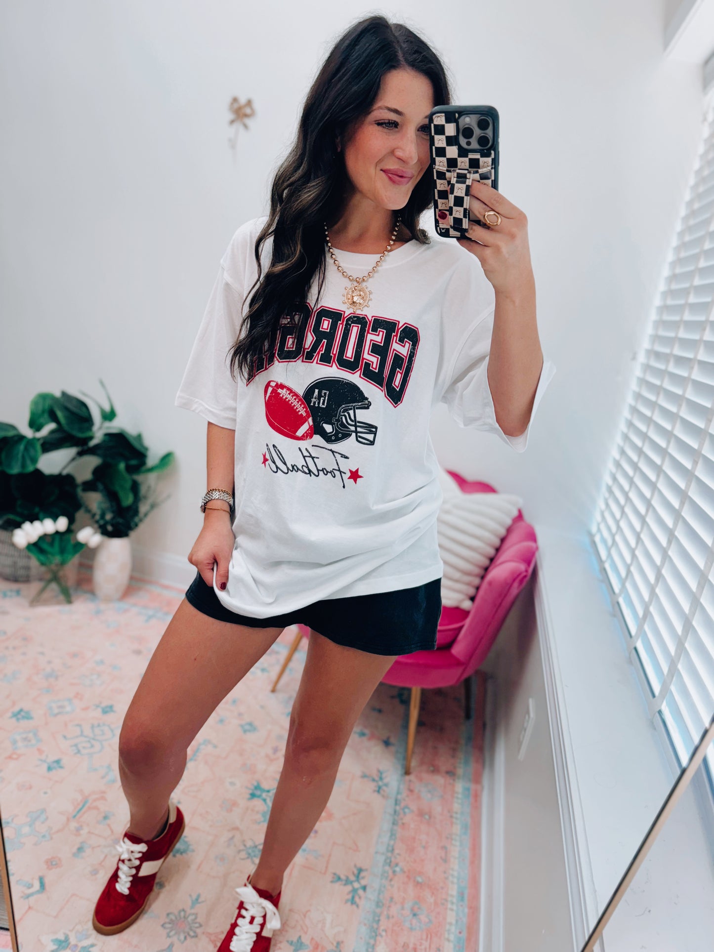 Georgia Football Oversized Tee