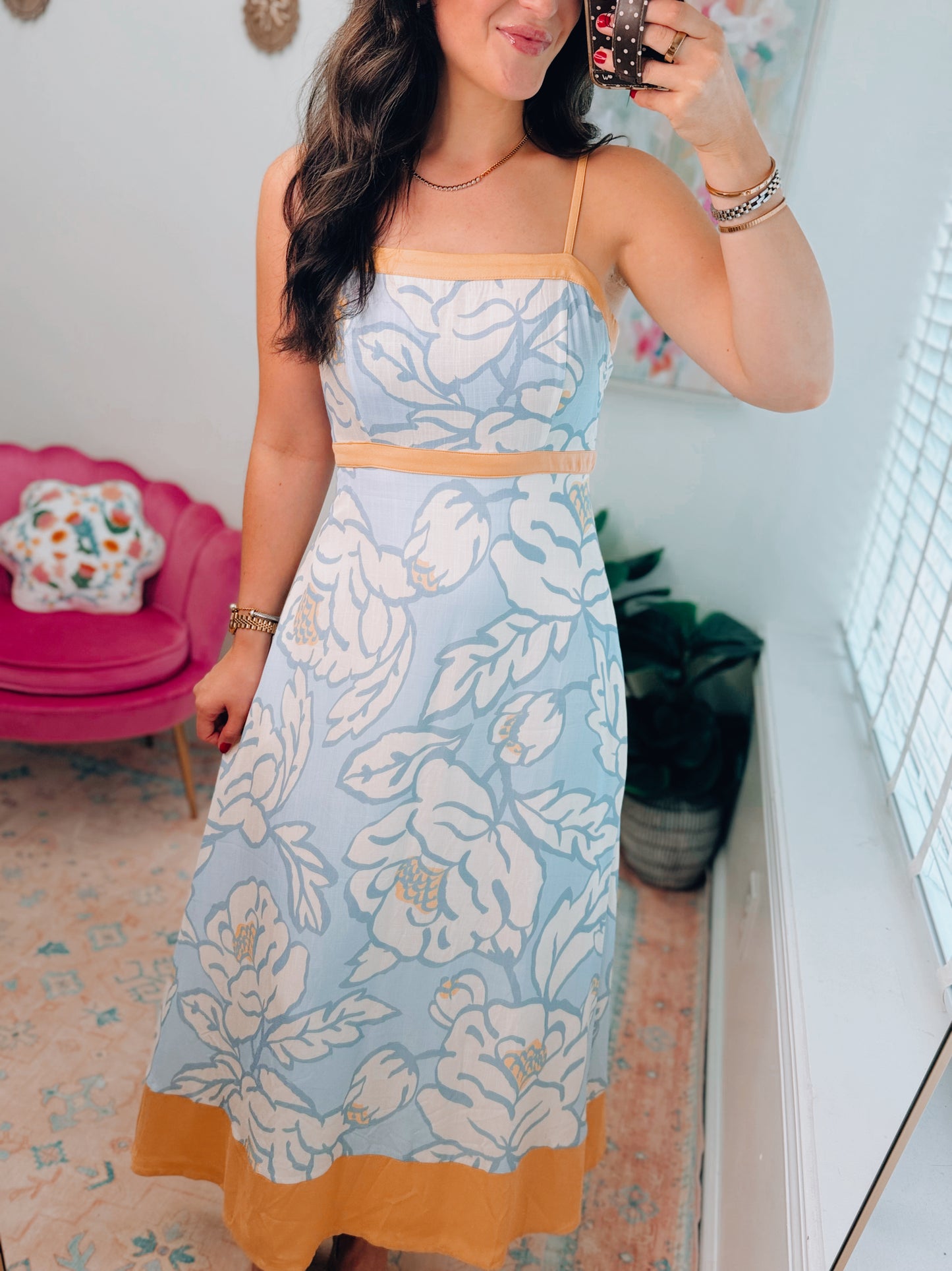 Fresh Feel Coastal Midi Dress