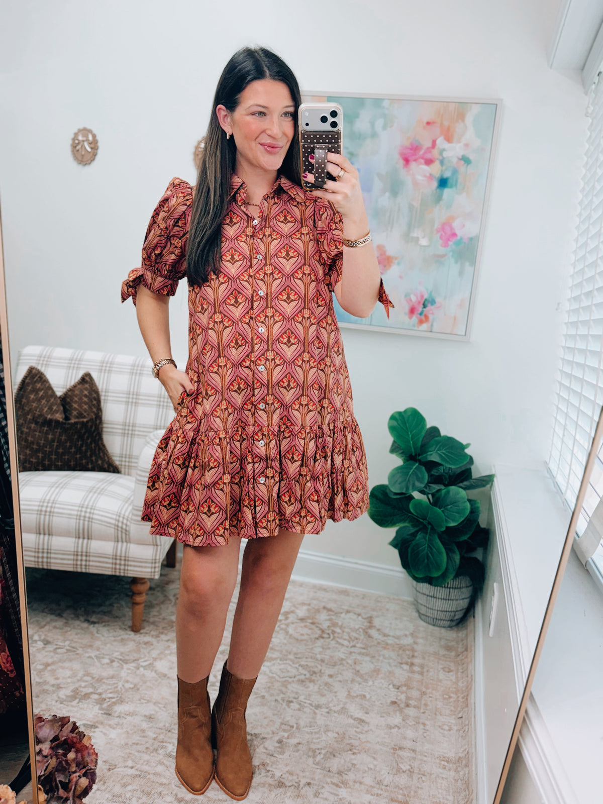 Parker Fall Mix Mini Dress