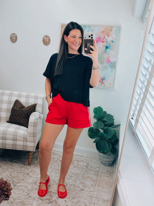 Side Lace Game Day Shorts