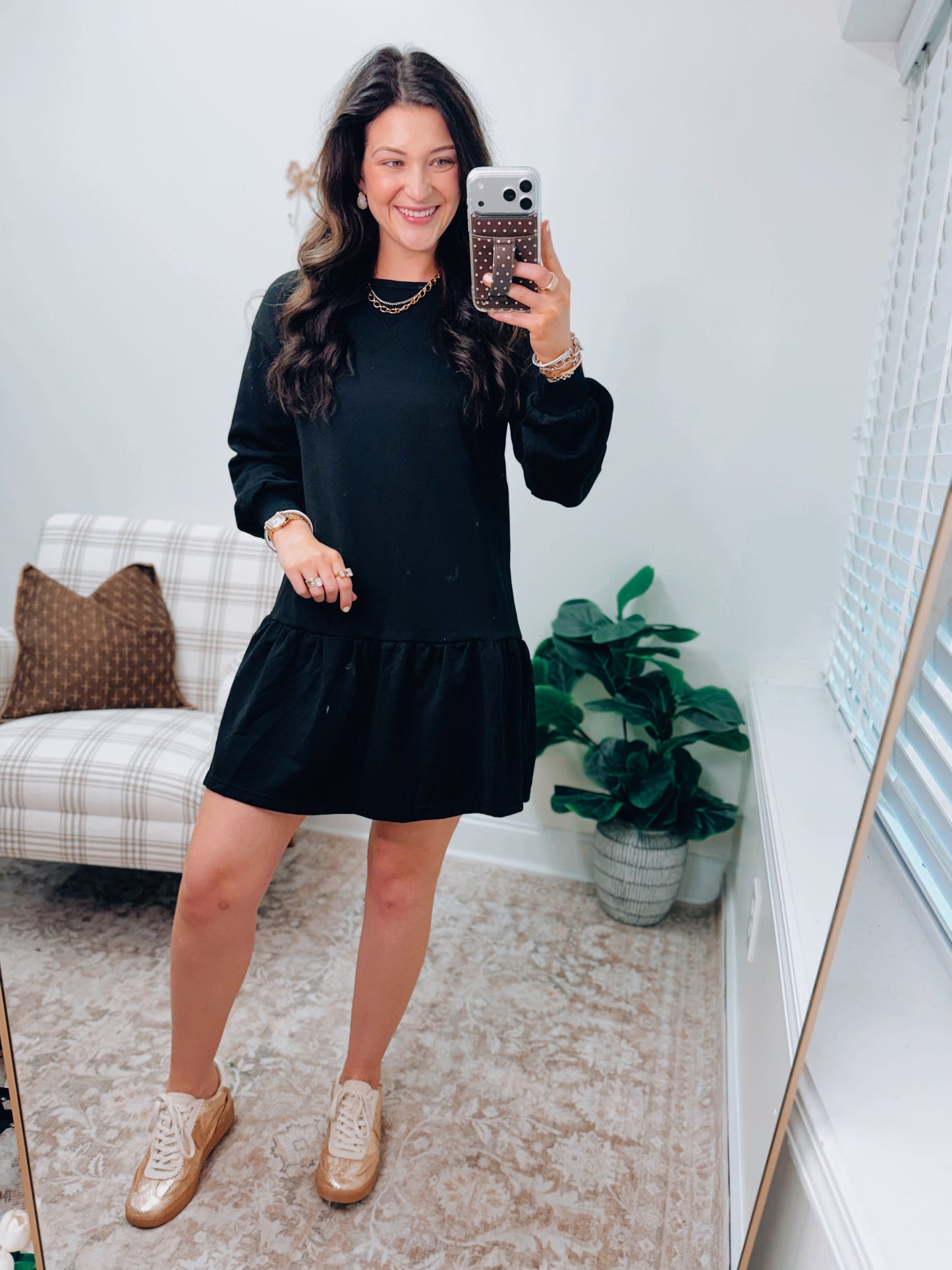 Palmer Ruffle Hem Mini Dress